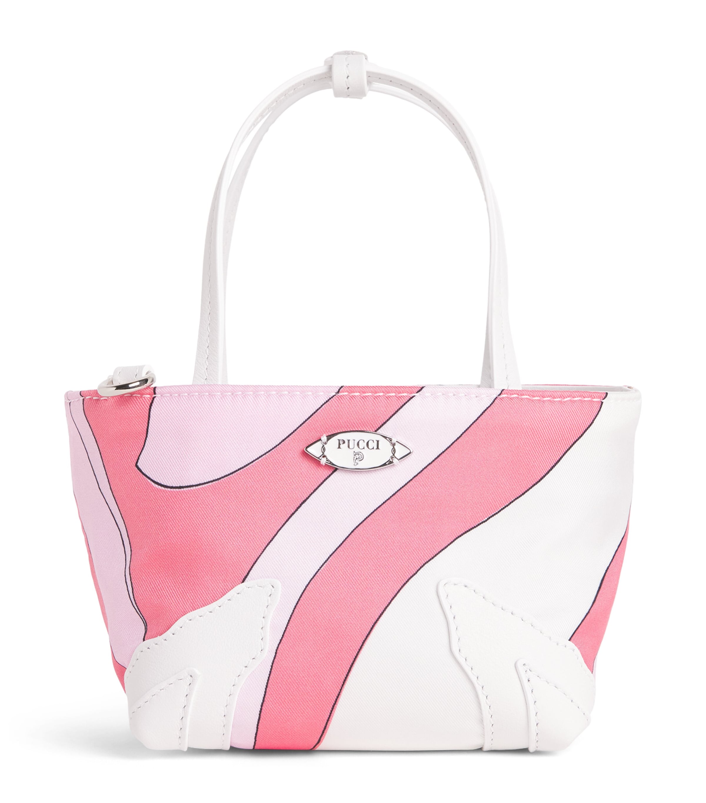 PUCCI Mini Silk Twill Borsa Tote Bag Pink