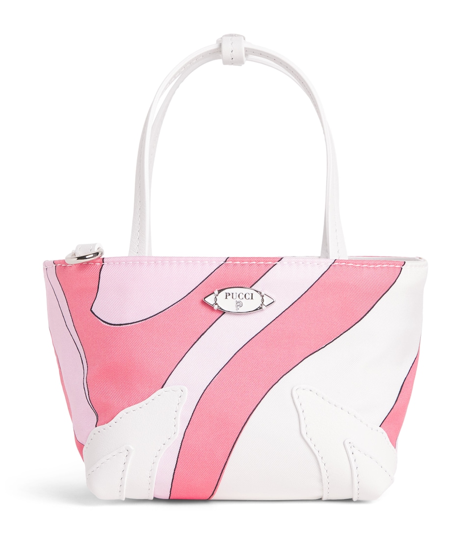PUCCI Mini Silk Twill Borsa Tote Bag Pink