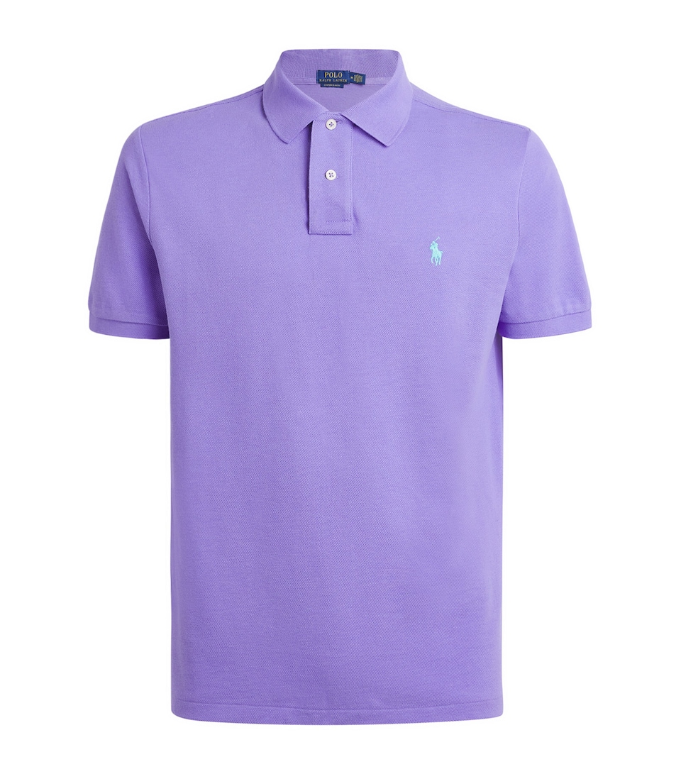 Cotton Mesh Custom-Fit Polo Shirt