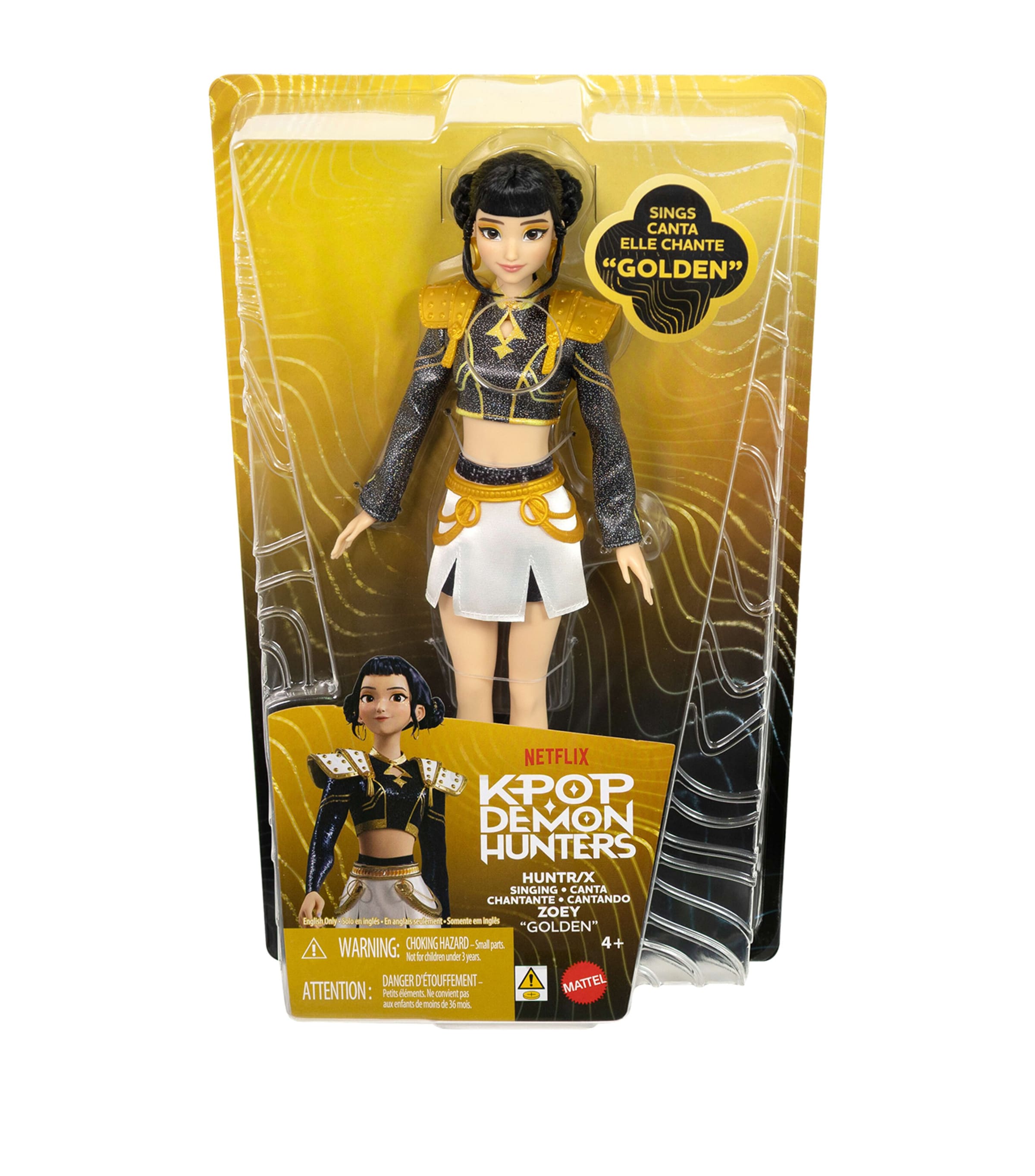 Gui Gui KPop Demon Hunters Zoey Golden Singing Doll