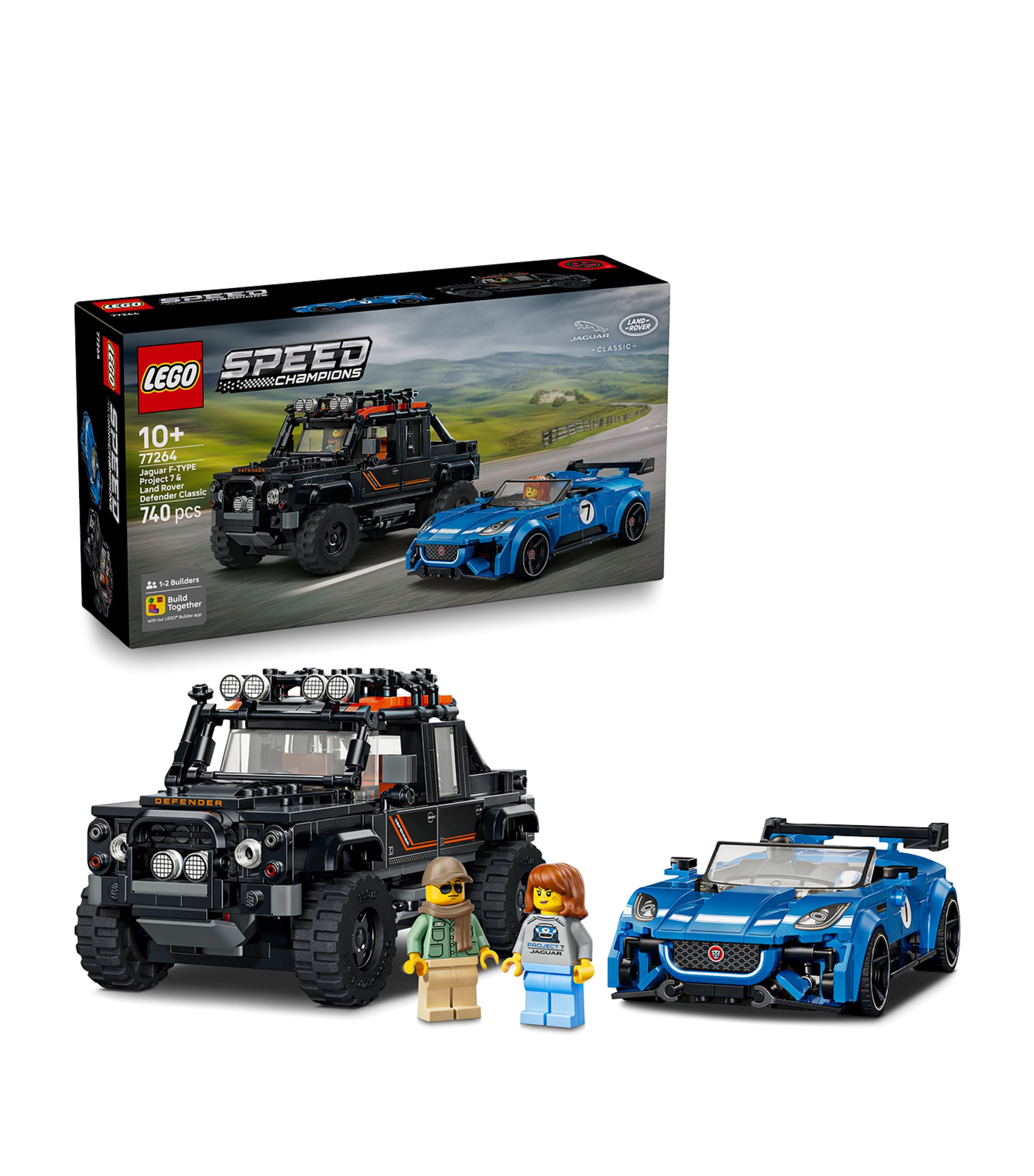 Lego Speed Champions Jaguar Project 7 & Land Rover Defender