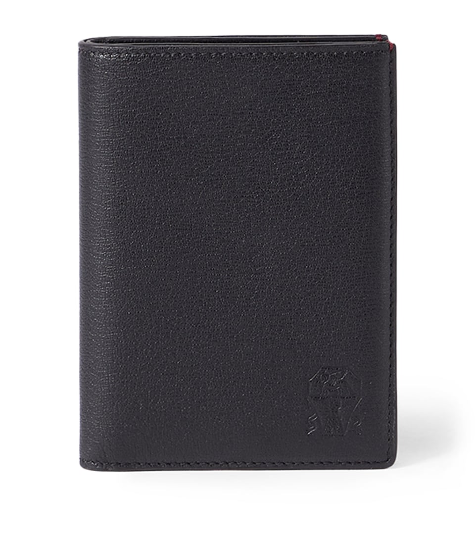 Brunello Cucinelli Leather Bifold Card Holder