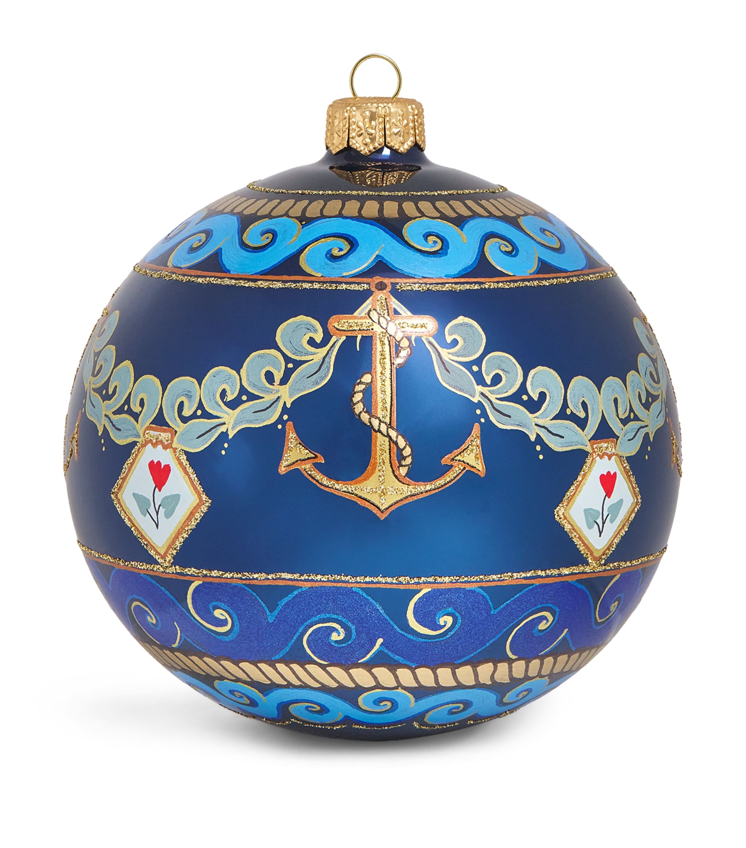 Glitterlab Glass Night Sailor Bauble