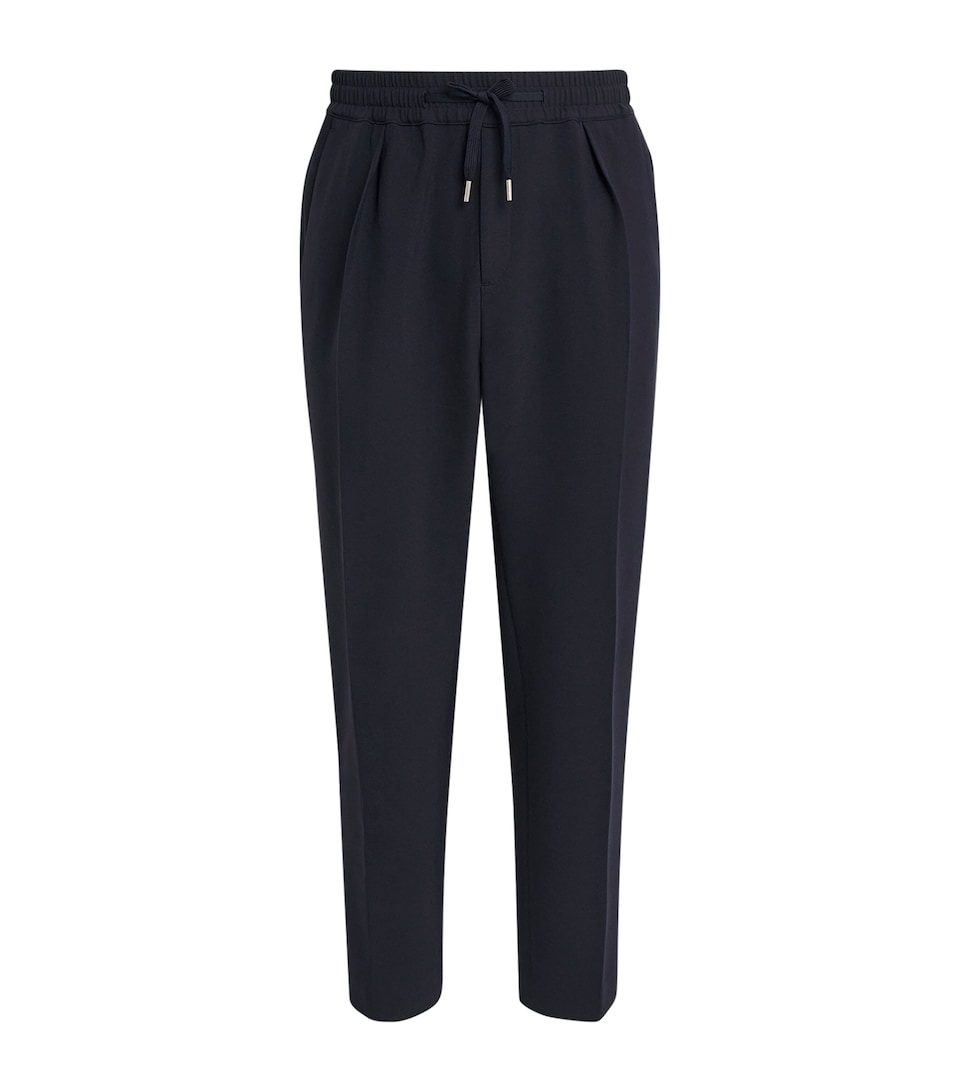 Stretch-Jersey Straight-Leg Trousers