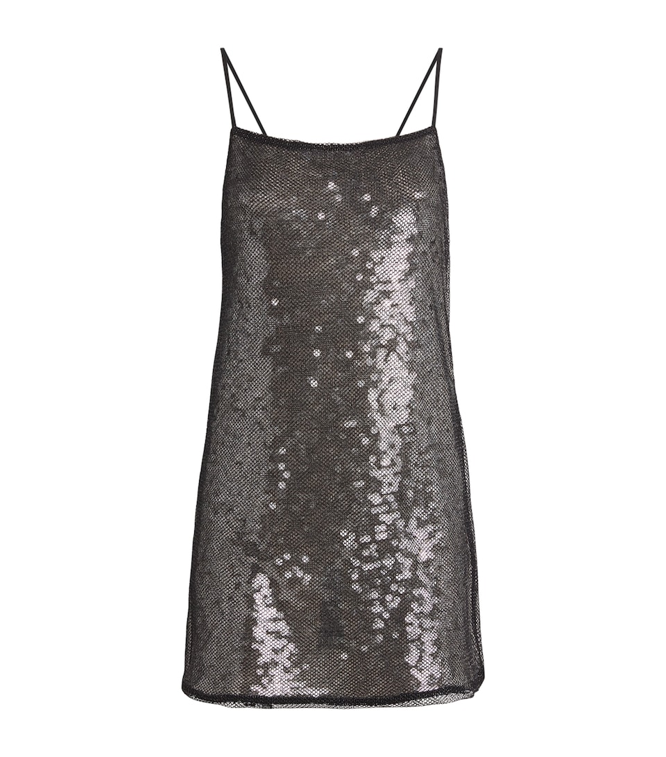 Sequin Façade Mini Dress