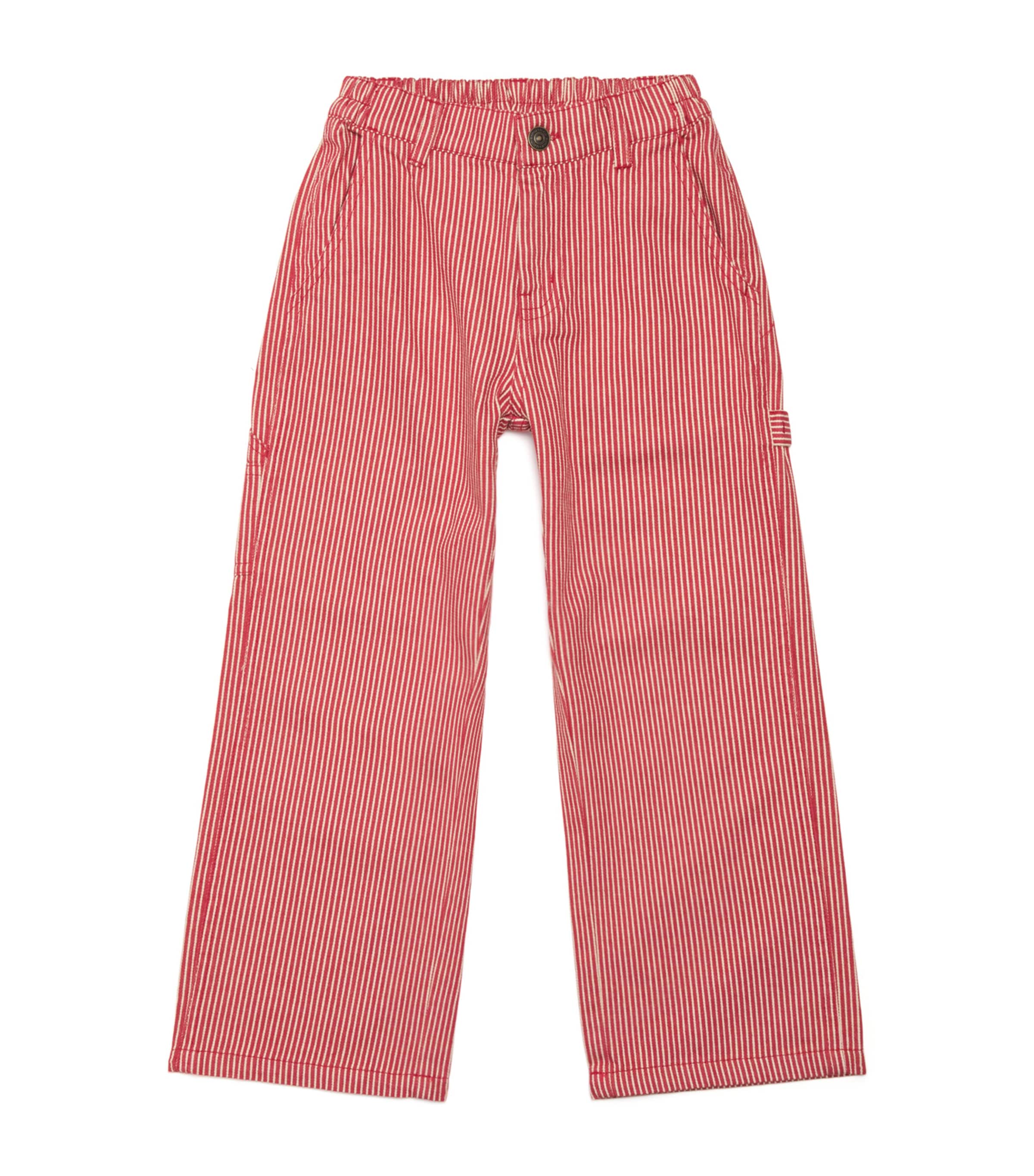 Organic Cotton Stripe Luc Trousers (5-10 Years)