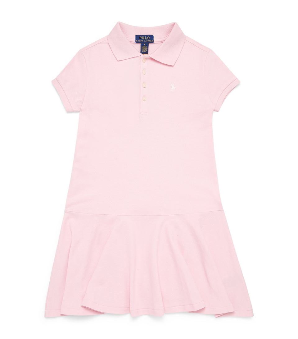 Stretch-Mesh Polo Dress (2-7 Years)