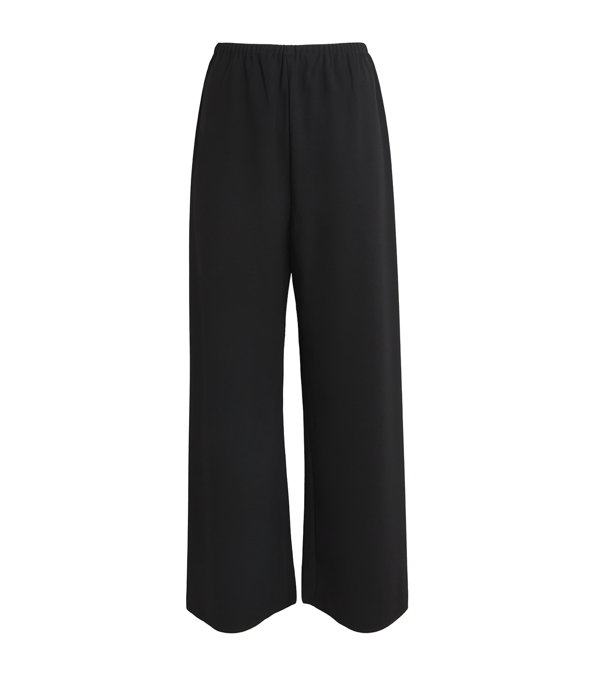 Satin Bea Wide-Leg Trousers