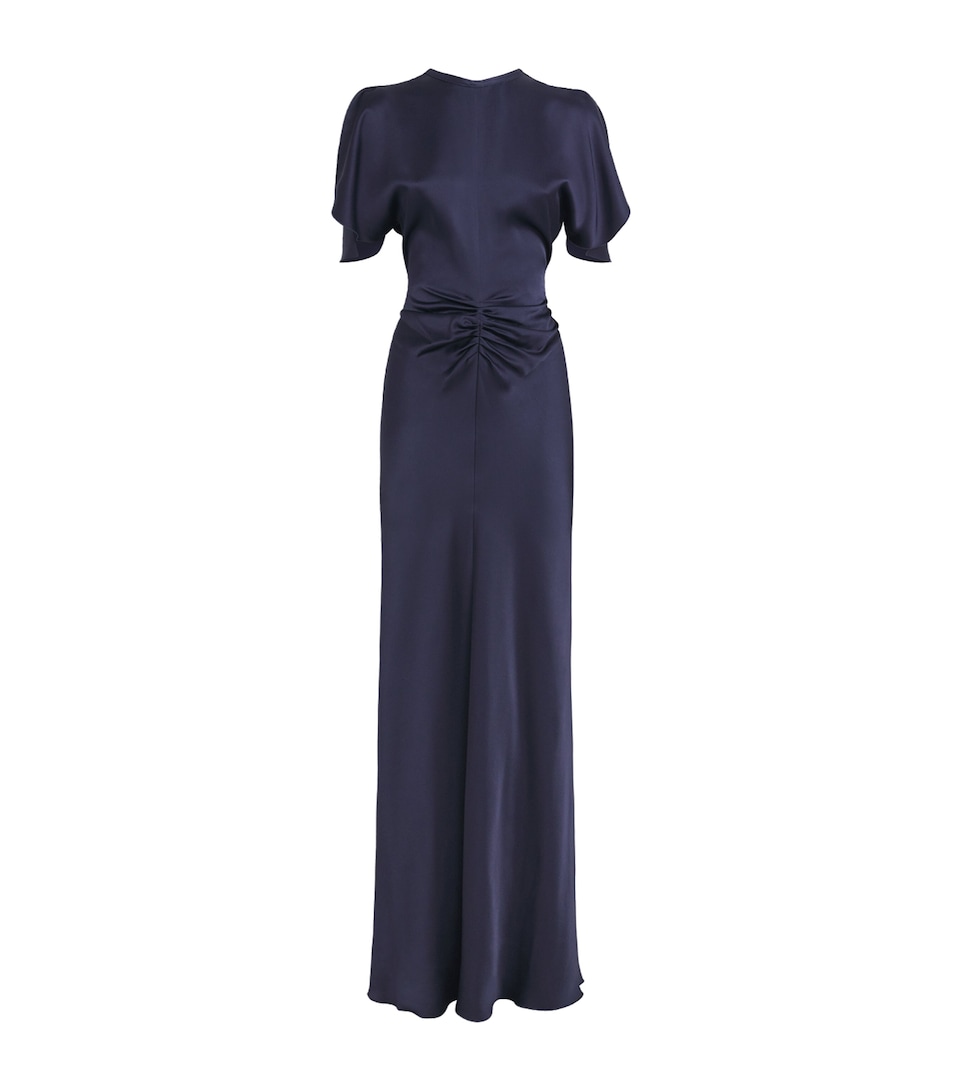 Gathered-Waist Maxi Dress
