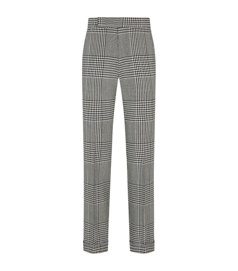 TOM FORD Mens Wool Houndstooth Trousers Nwa