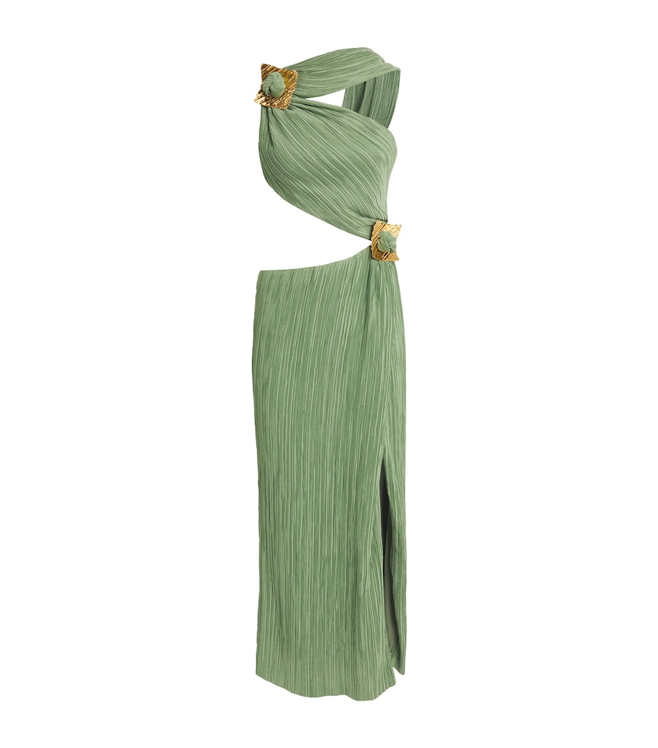 One-Shoulder Loah Midi Dress
