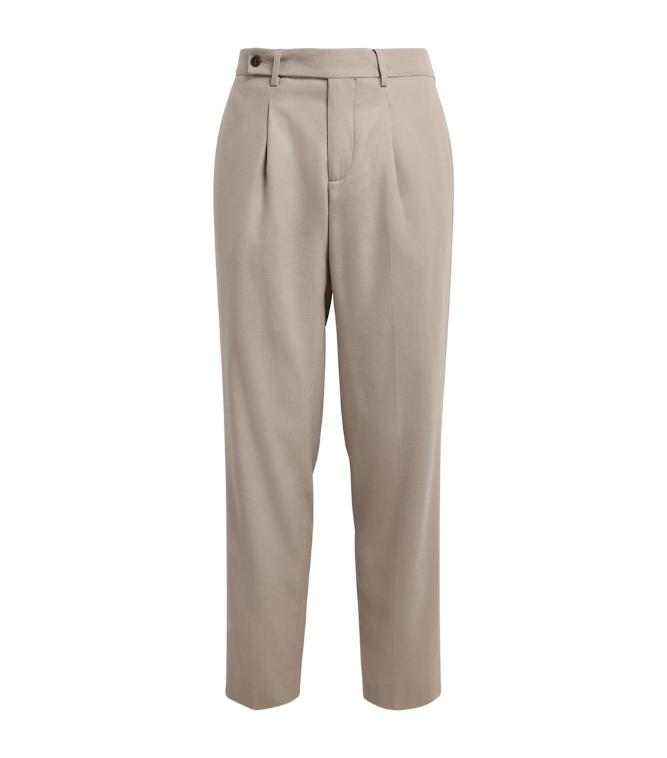 Colombo Mens Kid Wool 12.8 Louis Chinos Light Beige