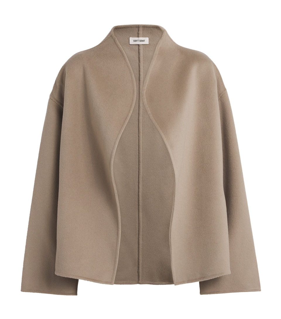 Wool-Cashmere Short Jacket
