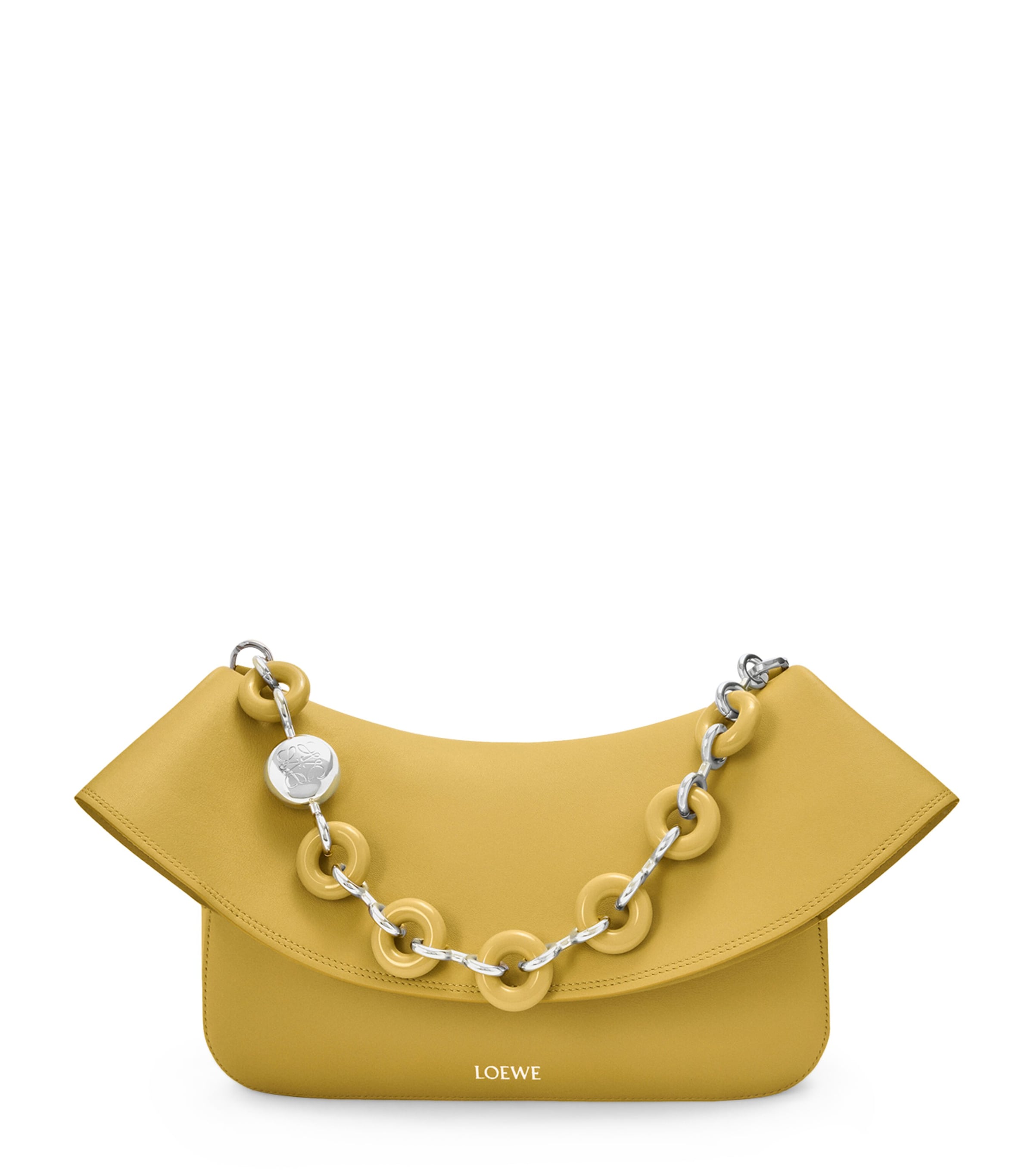 ショルダーバッグ・ポシェット LOEWE SAND LEATHER MEDIUM OLA SHOULDER BAG Ola Medium leather shoulder bag in beige - Loewe | Mytheresa