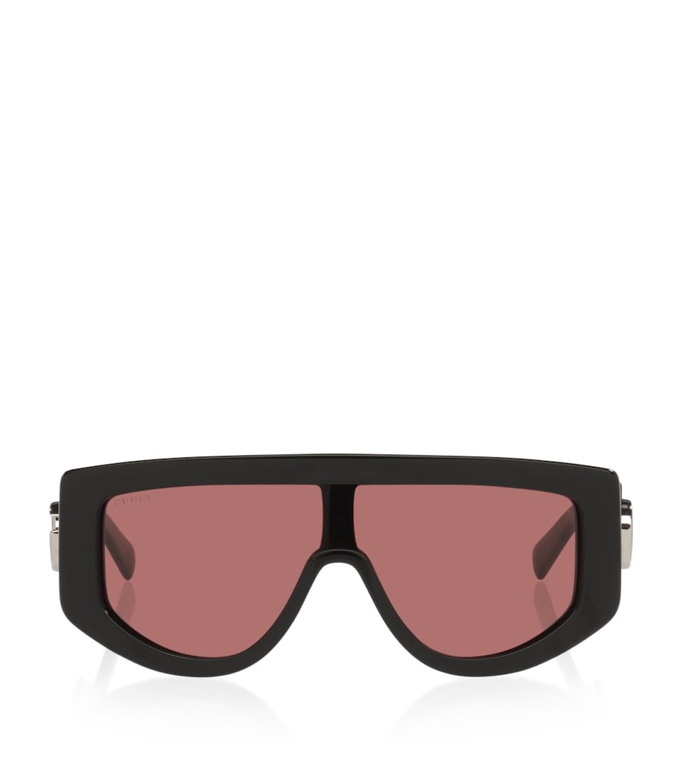 Gucci Irregular Sunglasses Black