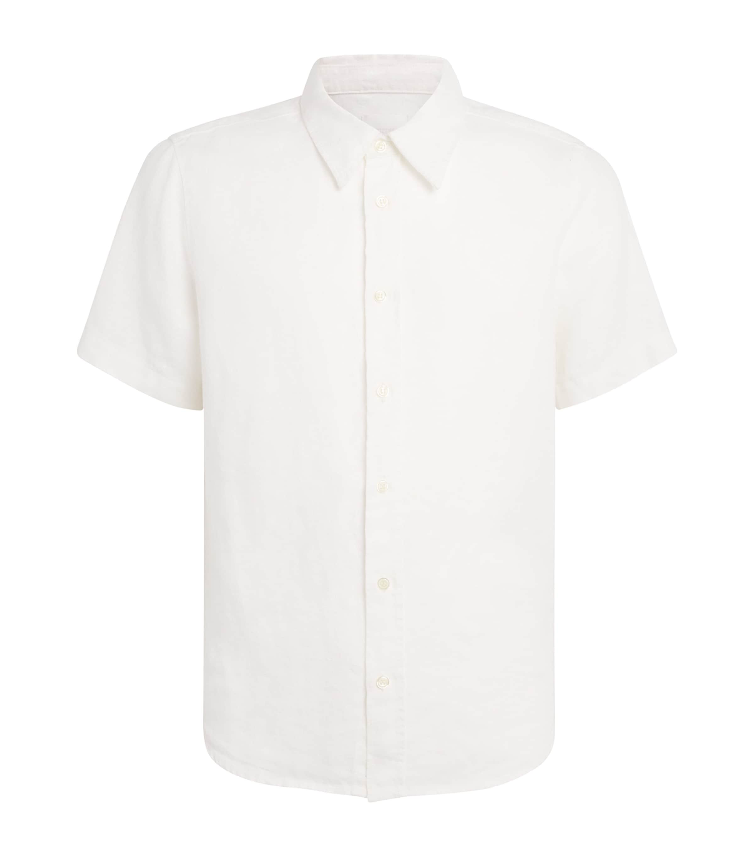 Citizens of Humanity Mens Linen Cairo Shirt Soft White