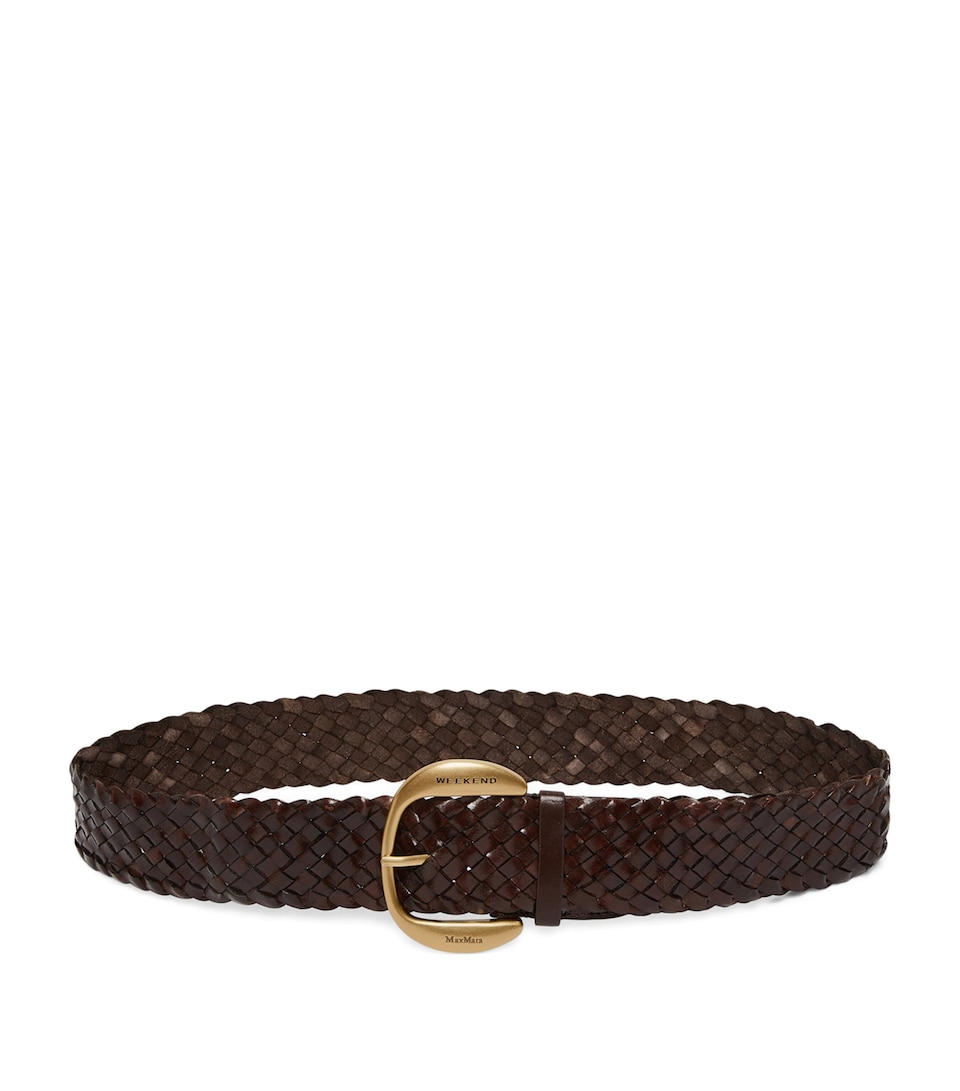 Woven Leather Belt