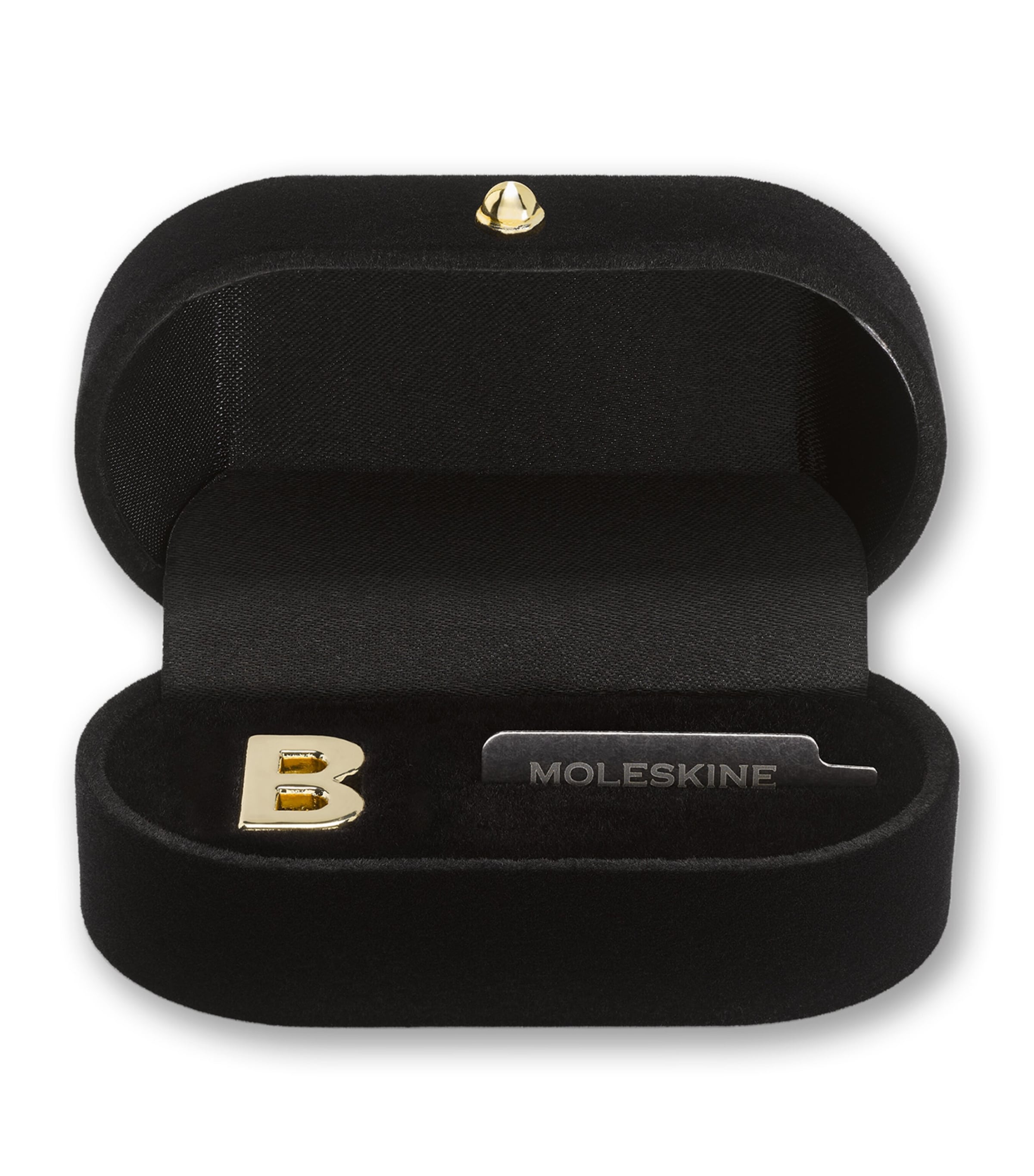 Moleskine Gold-Plated B Notebook Charm Gold