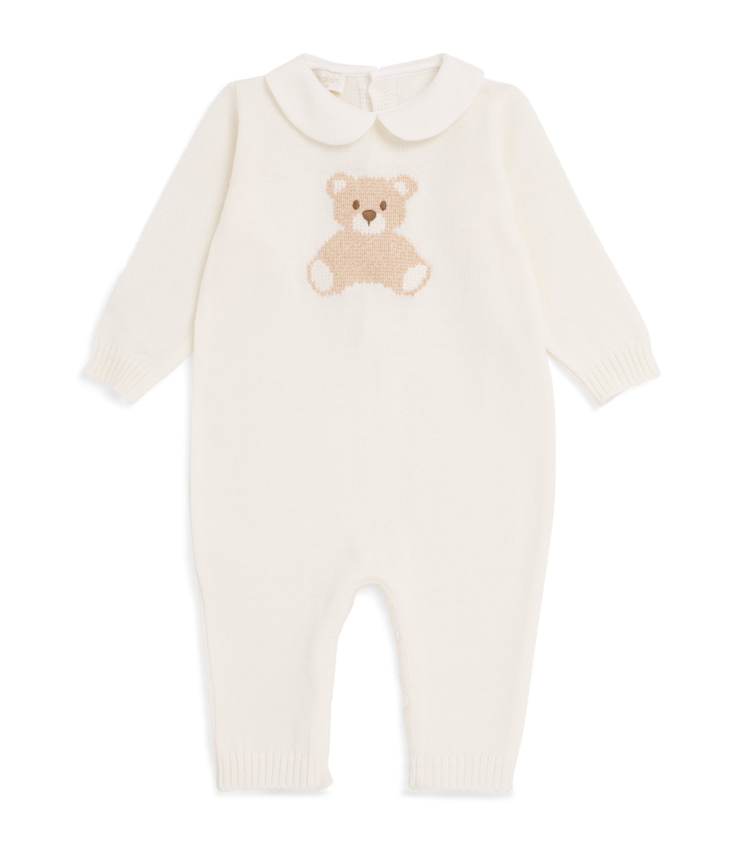 Bimbalo Wool Teddy Bear All-In-One (1-12 Months) Off White