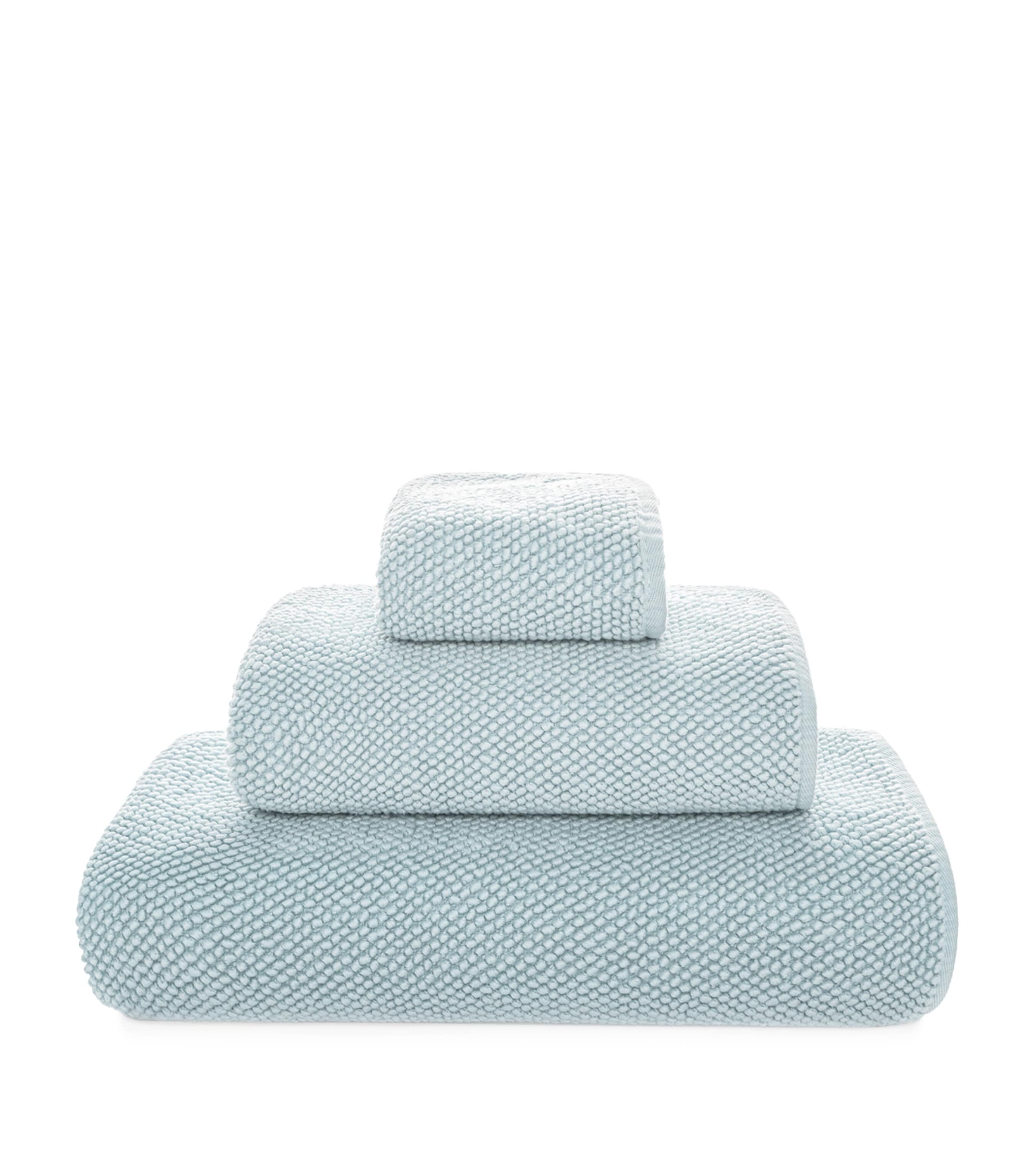 GRACCIOZA Cotton Pearls Hand Towel (50cm x 100cm) Seamist