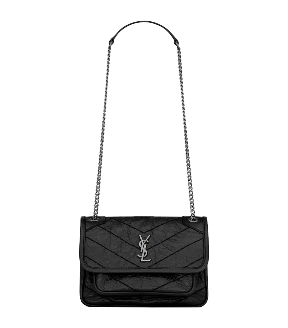 Saint Laurent Mini Leather Niki Shoulder Bag