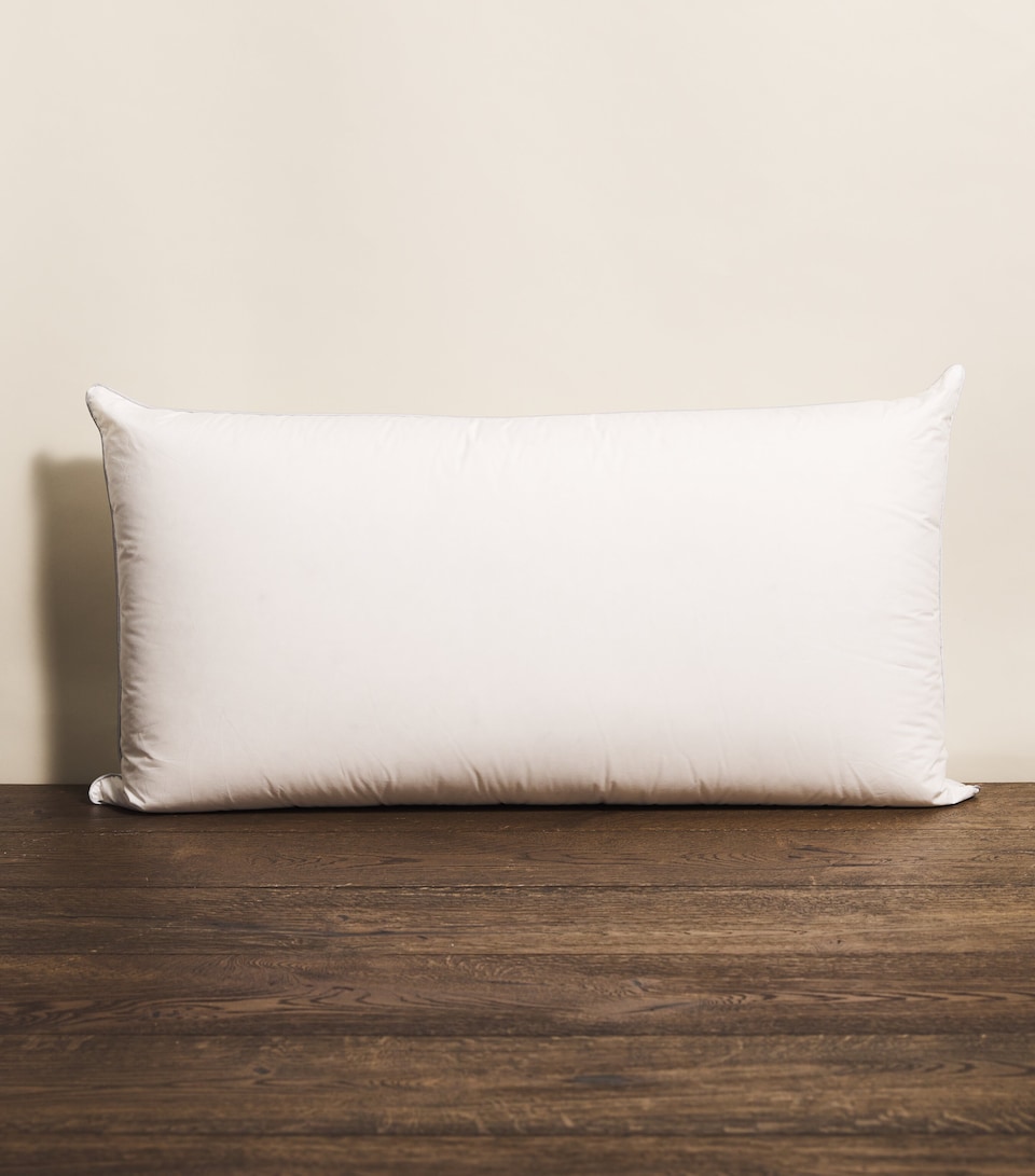 Harrods of London Soft/Medium Goose Down King Pillow White