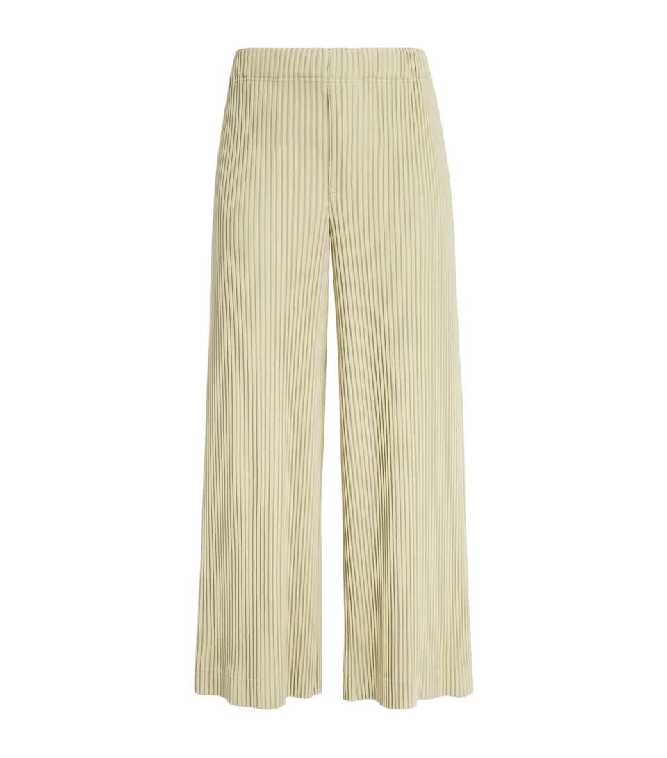 Pleated Wide-Leg Trousers