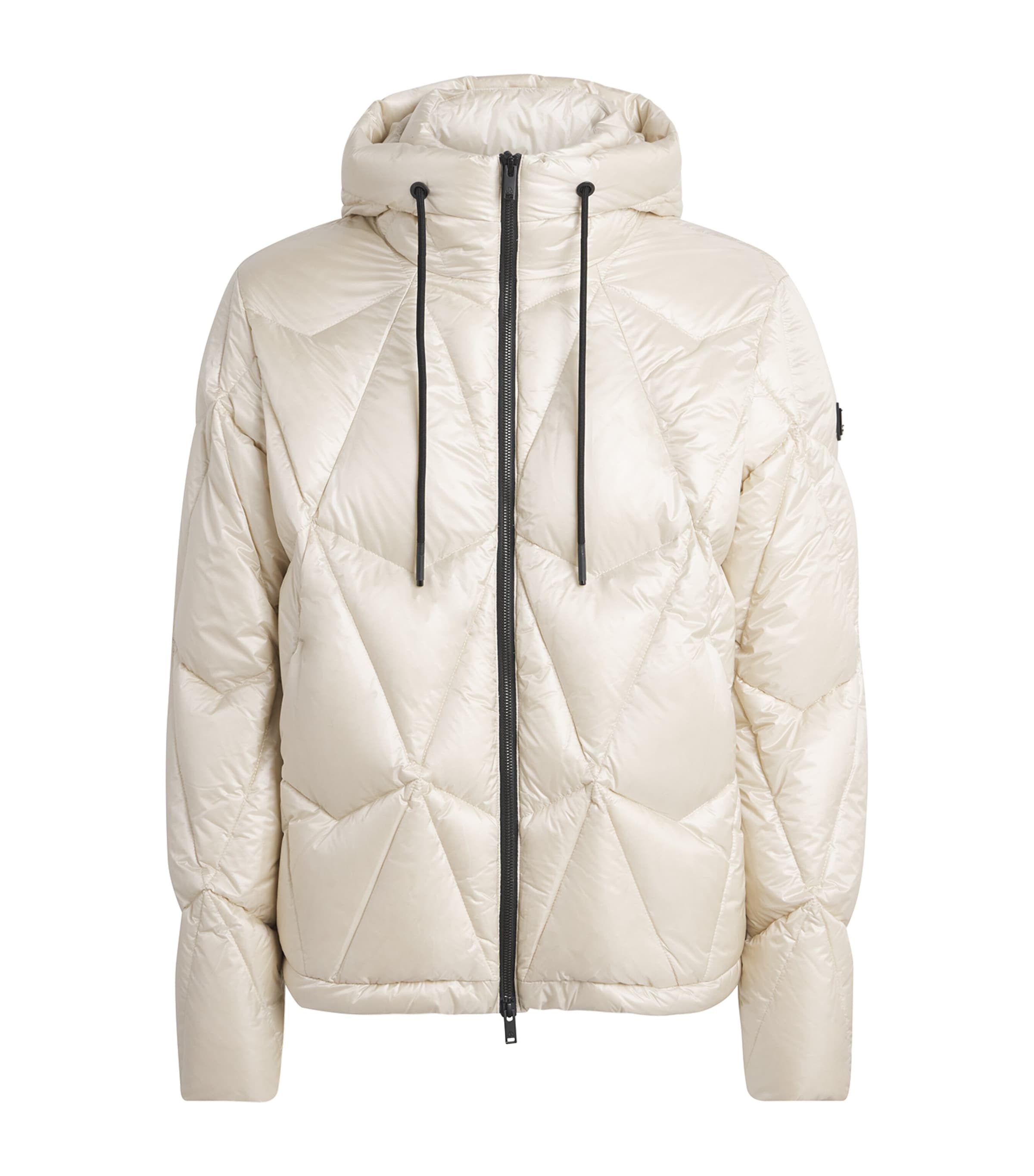 Moose Knuckles Mens Down Iceberg Quilted Jacket Alabaster
