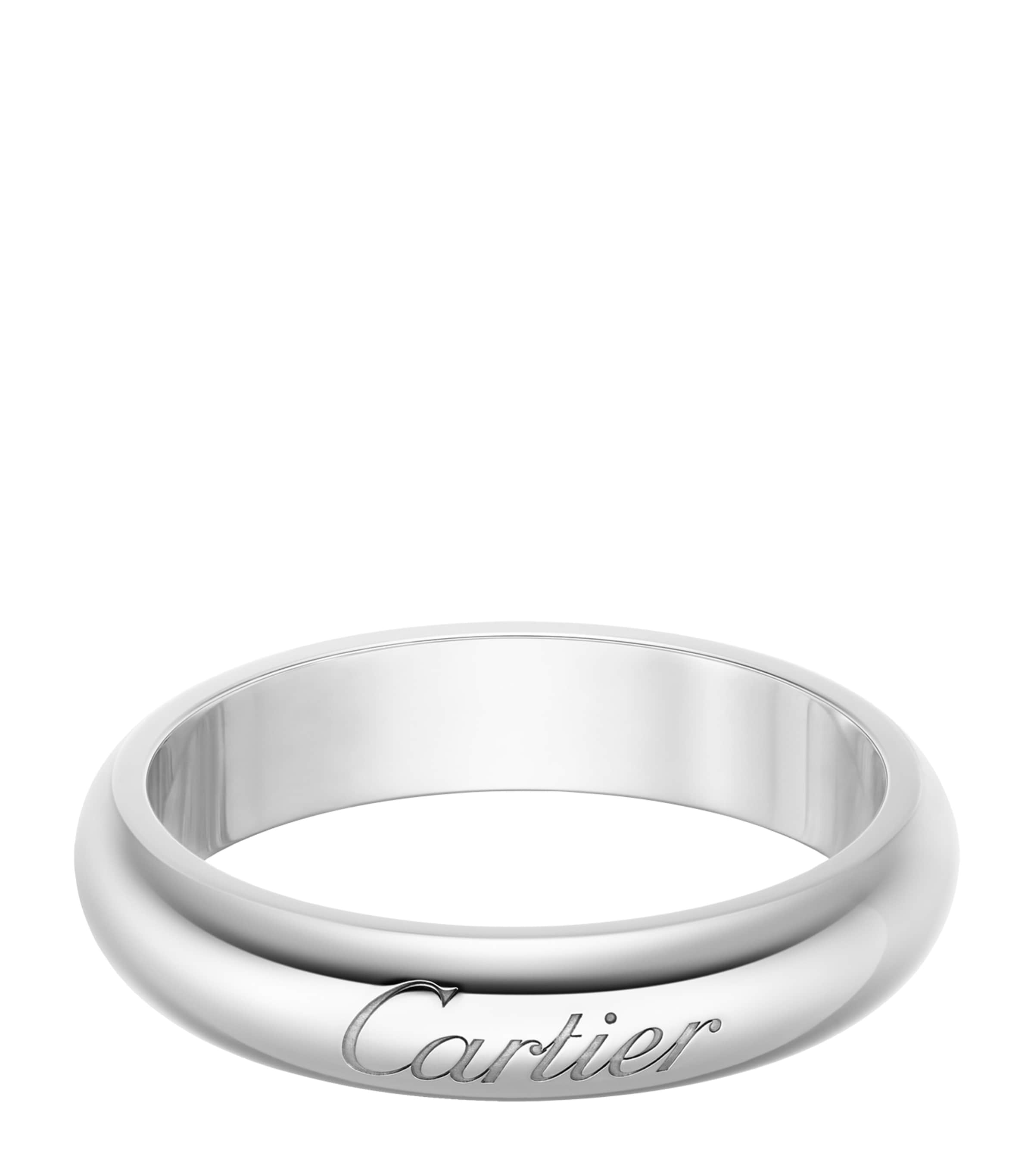 Platinum C de Cartier Wedding Ring