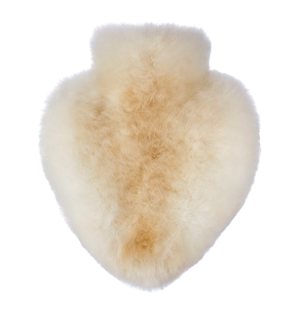 Weich Royal Alpaca Amor Hot Water Bottle (1L) Offwhite Beige
