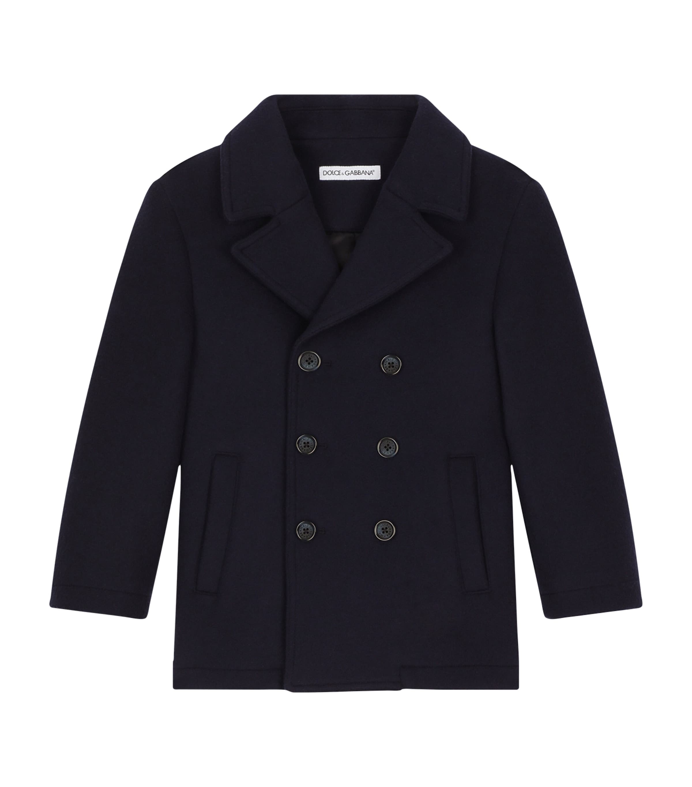 Virgin Wool-Blend Pea Coat (2-6 Years)