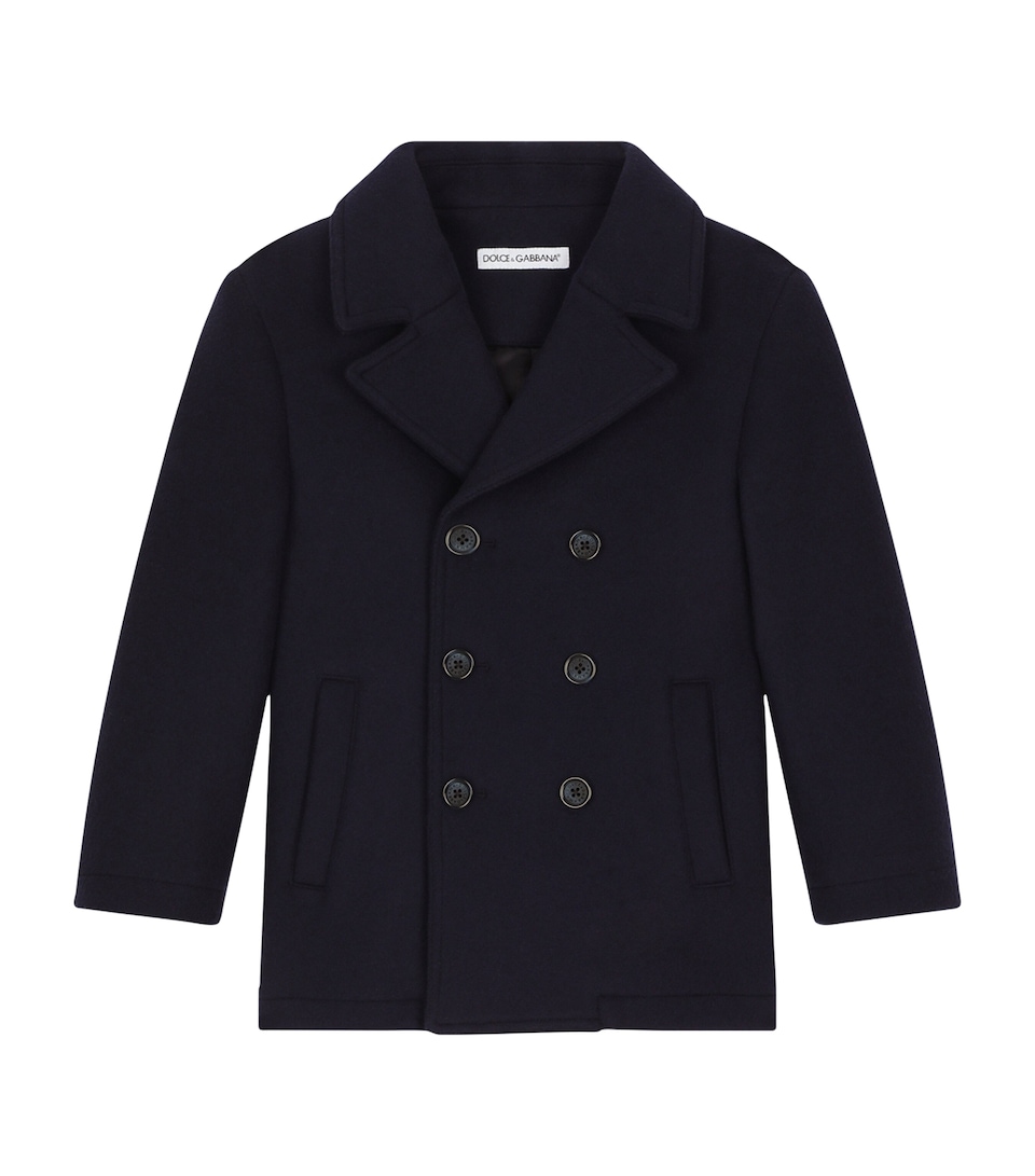 Virgin Wool-Blend Pea Coat (2-6 Years)