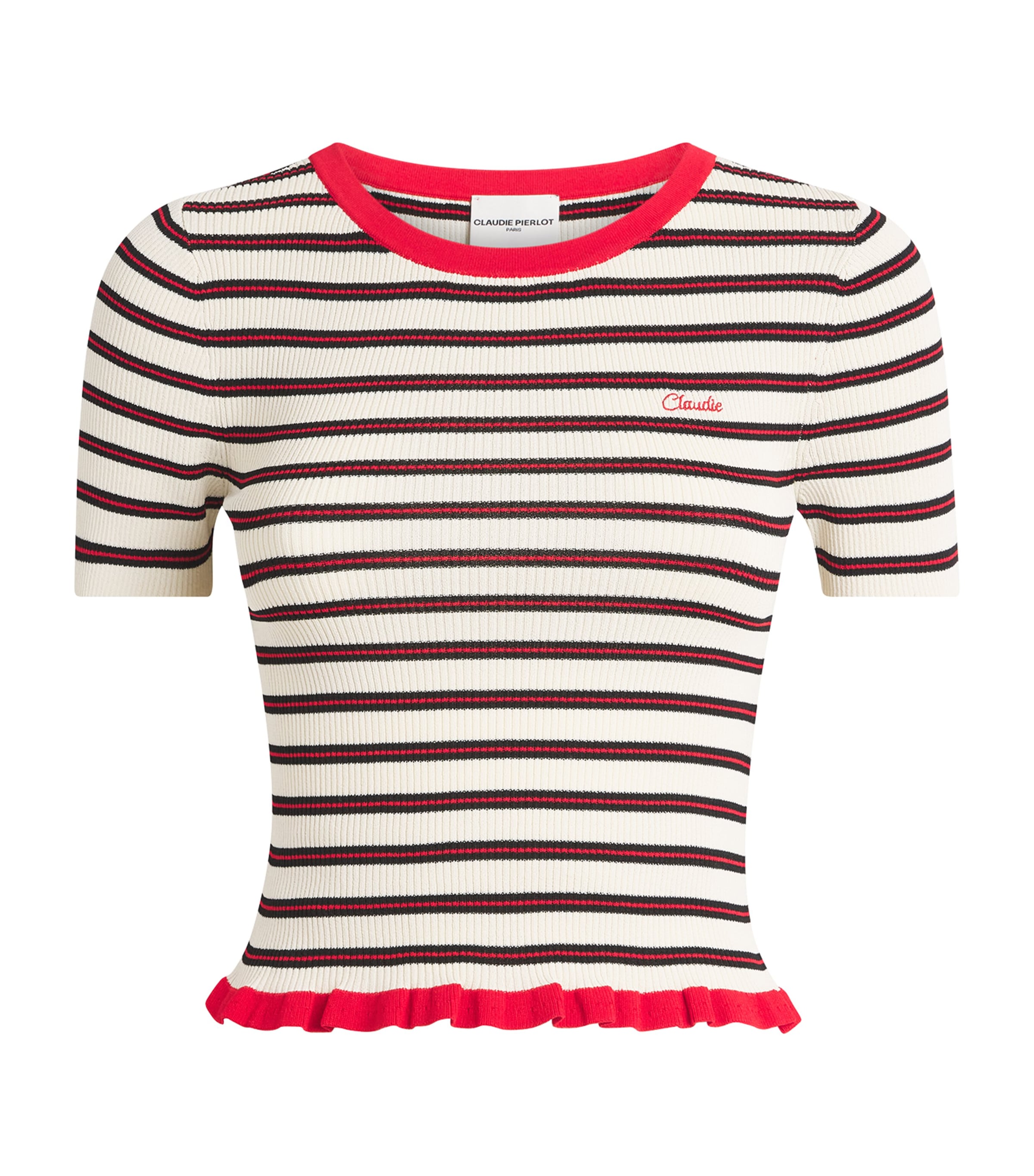 Knitted Stripe T-Shirt