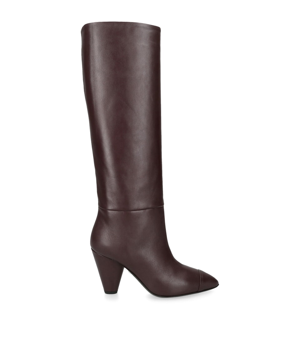Leather Naty Knee-High Boots 85