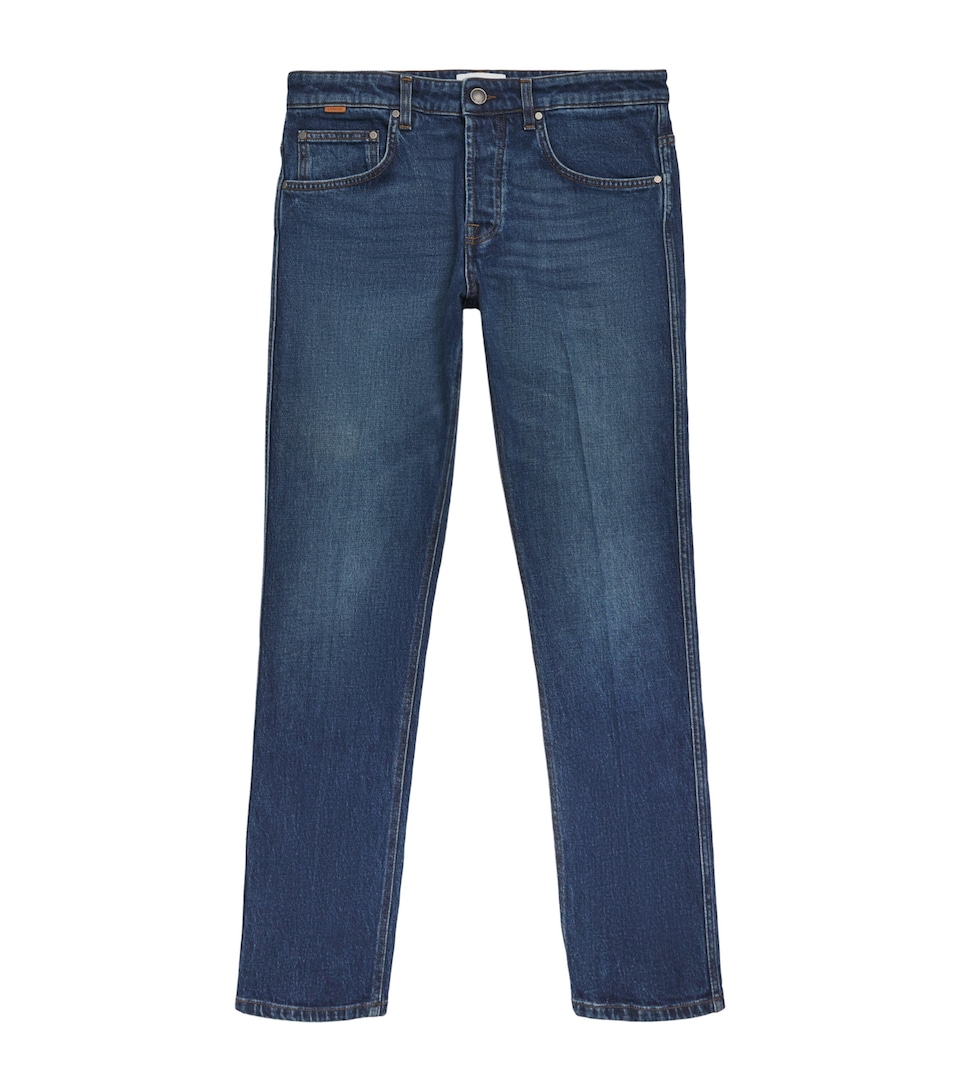 Lardini Mens Straight Jeans Denim