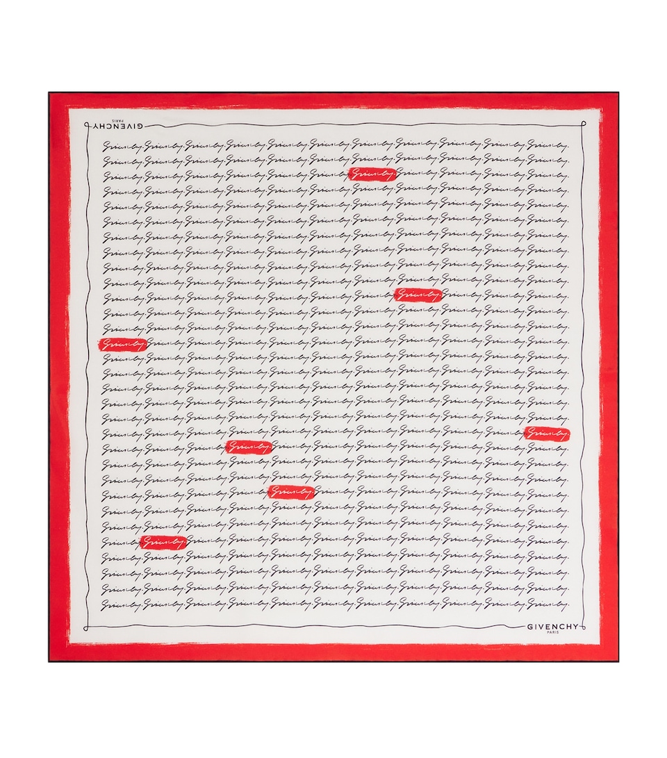 Givenchy Silk Signature Scarf