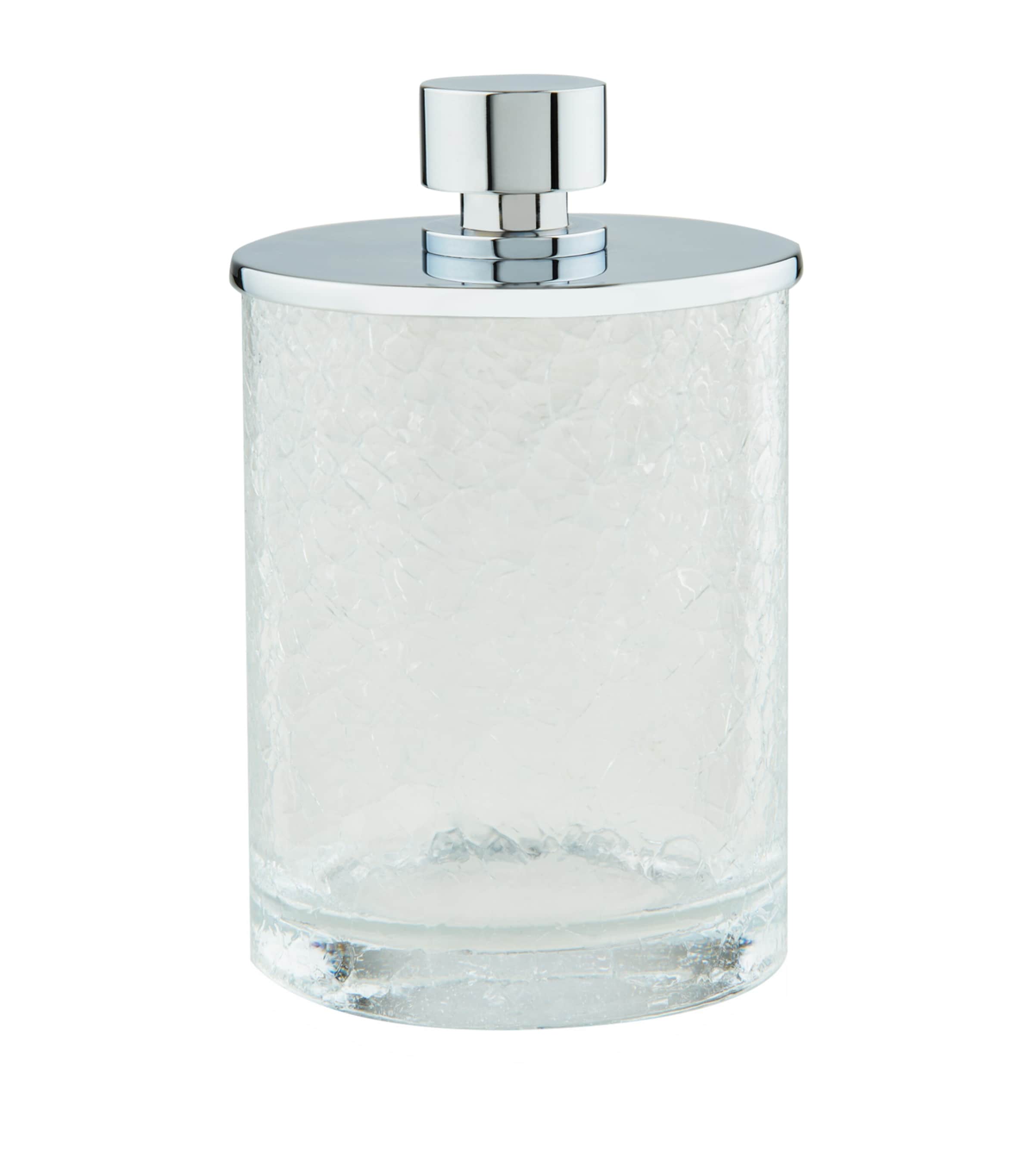 Medium Cracked Crystal Jar