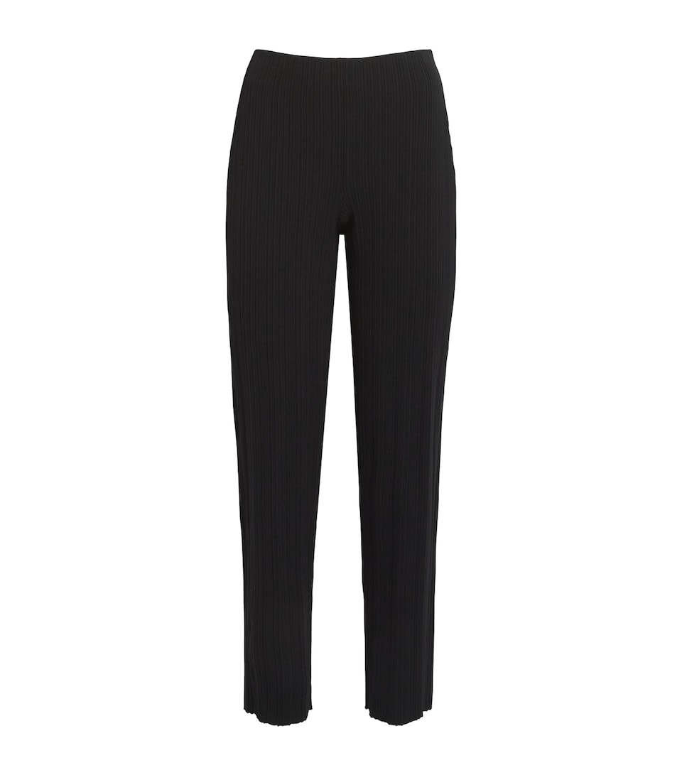 Falke Womens Plissé Narrow Trousers Black