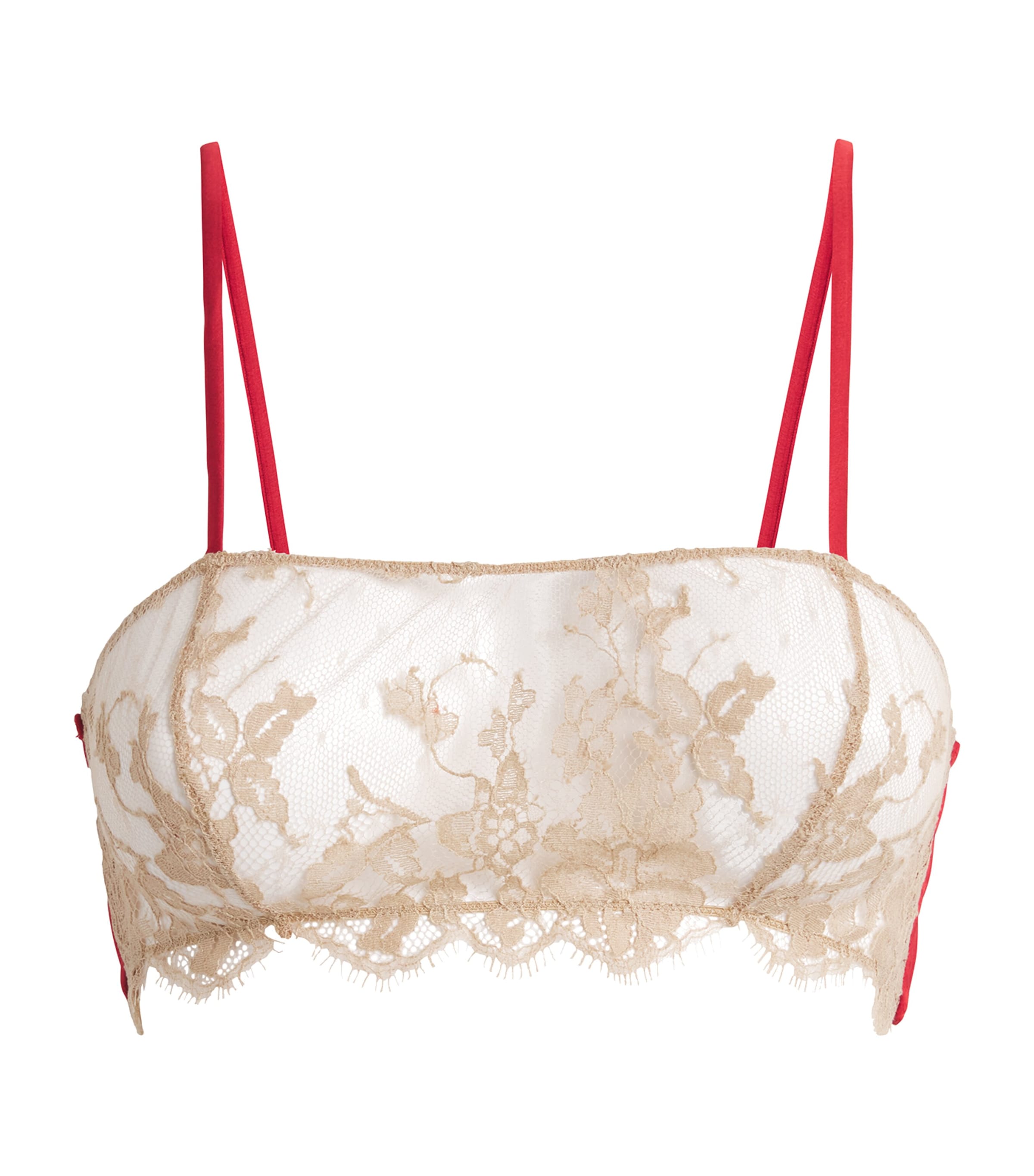 Lace Orchid Bandeau Bra