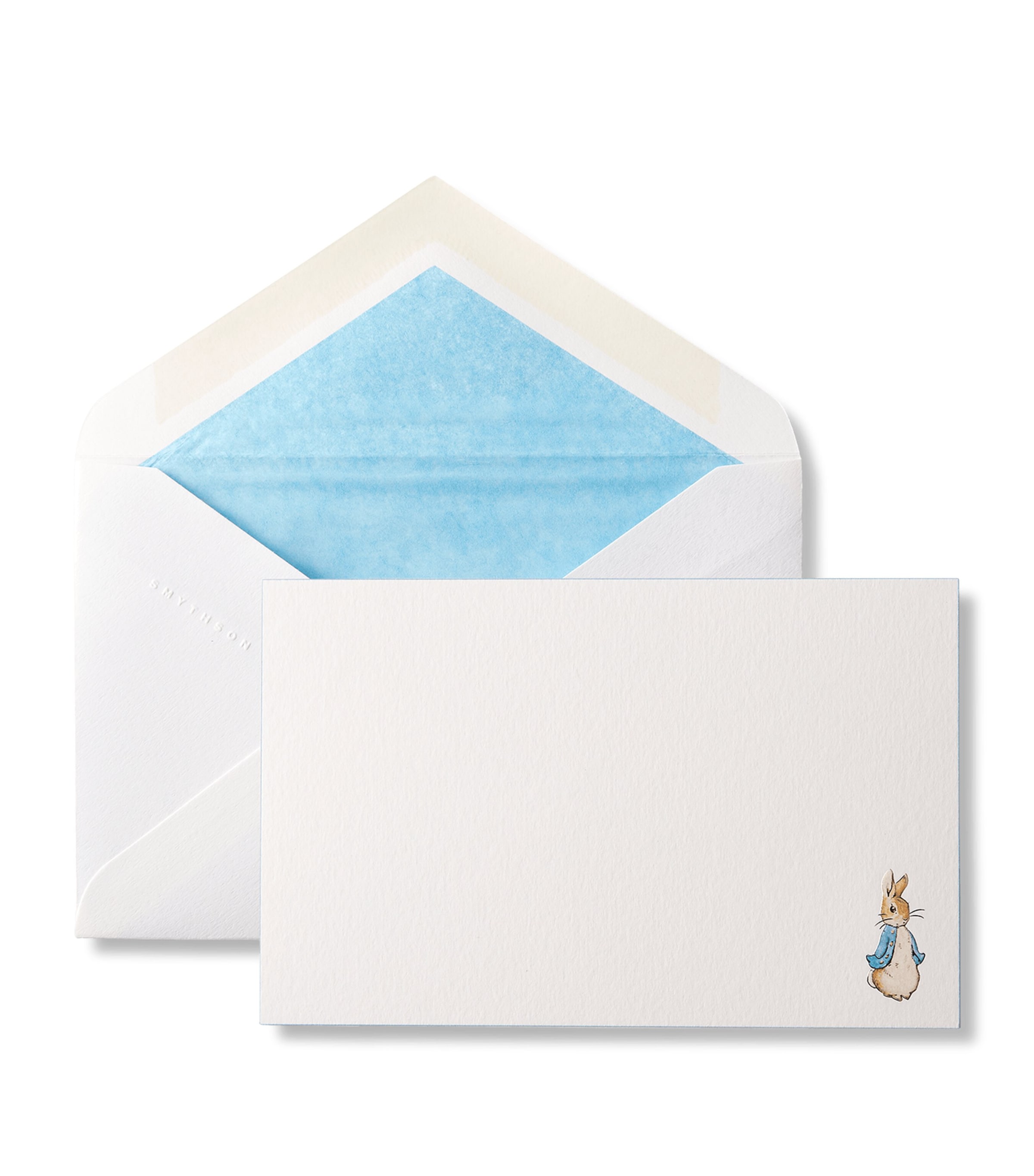 Smythson x Peter Rabbit Correspondence Cards (Set of 10) White Wove