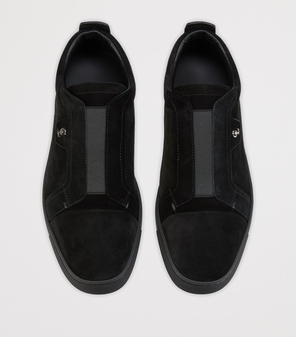 Christian Louboutin St. Louis Suede Slip-On Sneakers