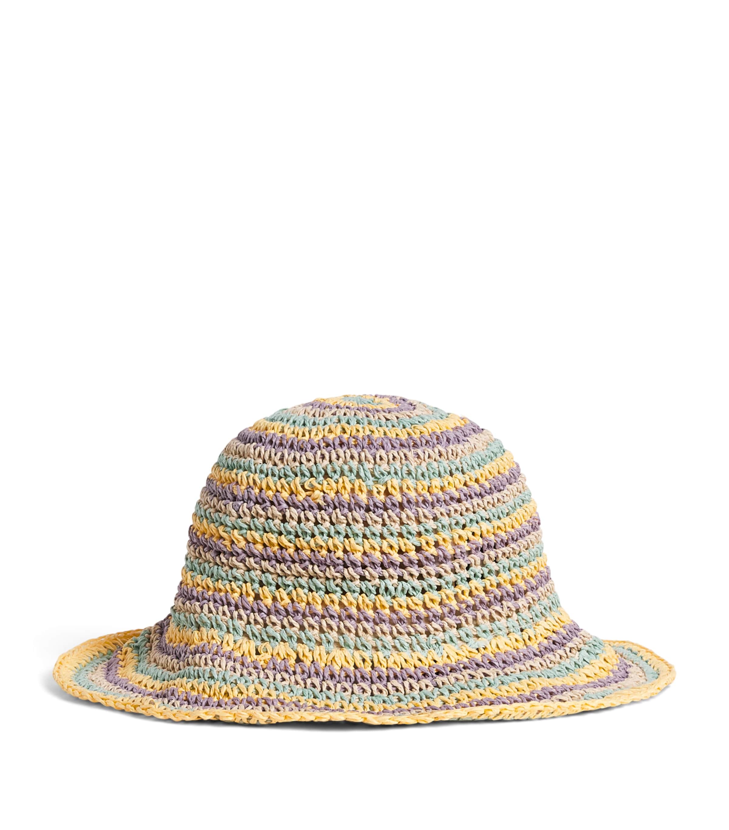 Missoni Crochet Stripe Bucket Hat