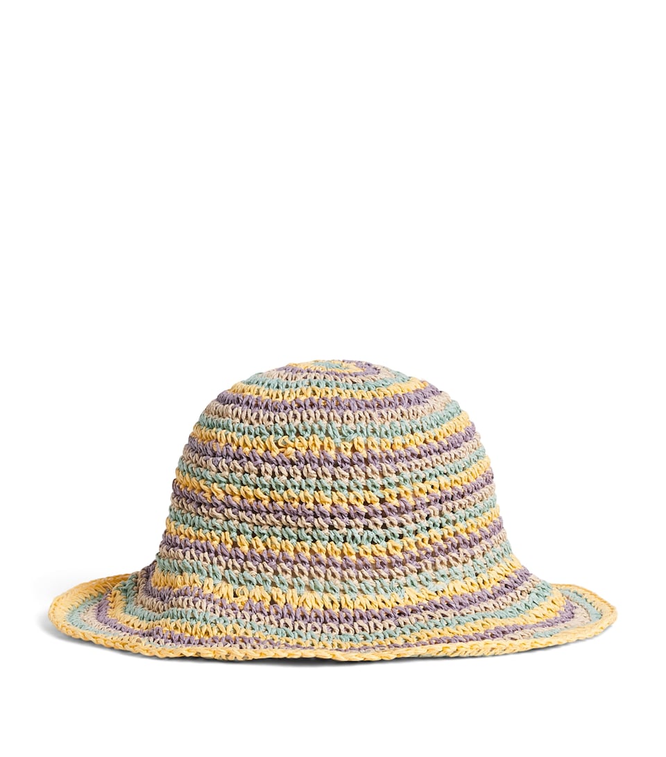 Missoni Crochet Stripe Bucket Hat