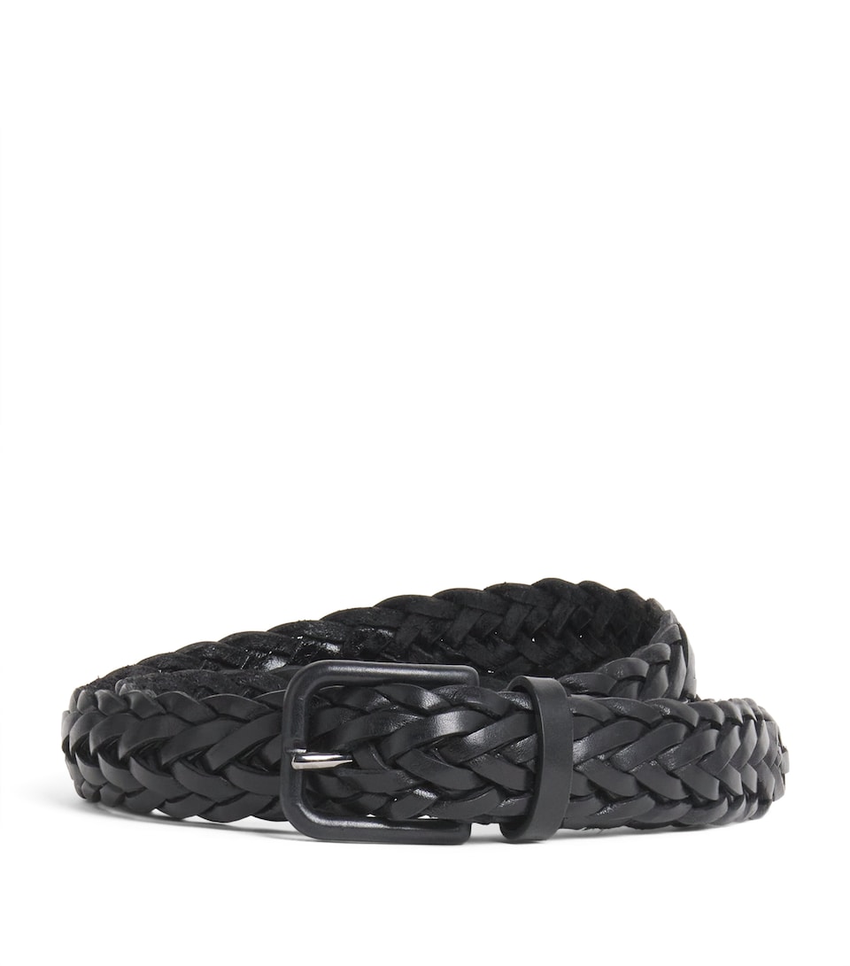 Leather Woven Belt