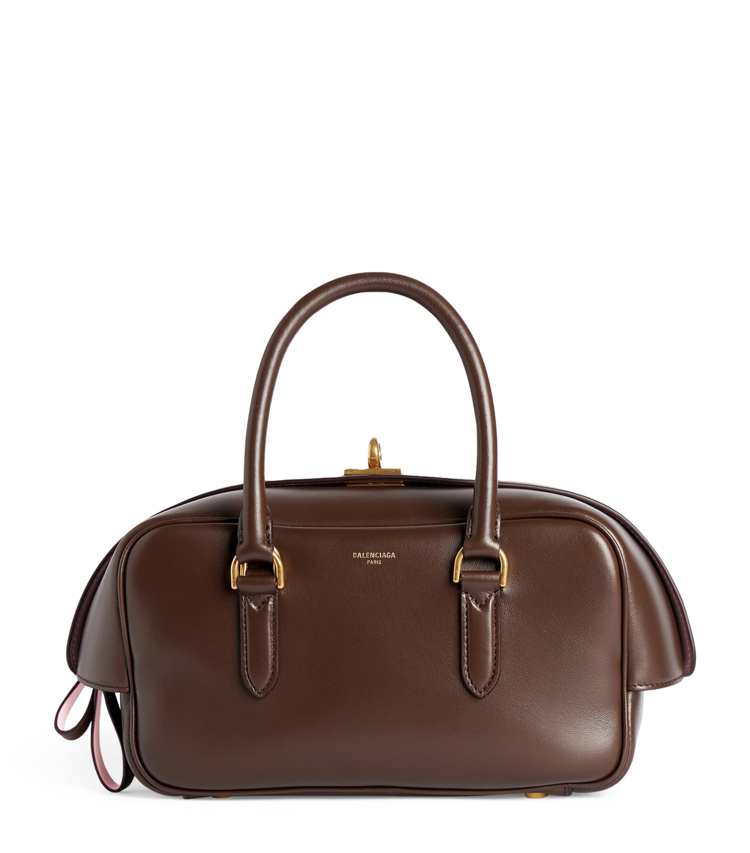 Balenciaga Lambskin Le 7 Top-Handle Bag