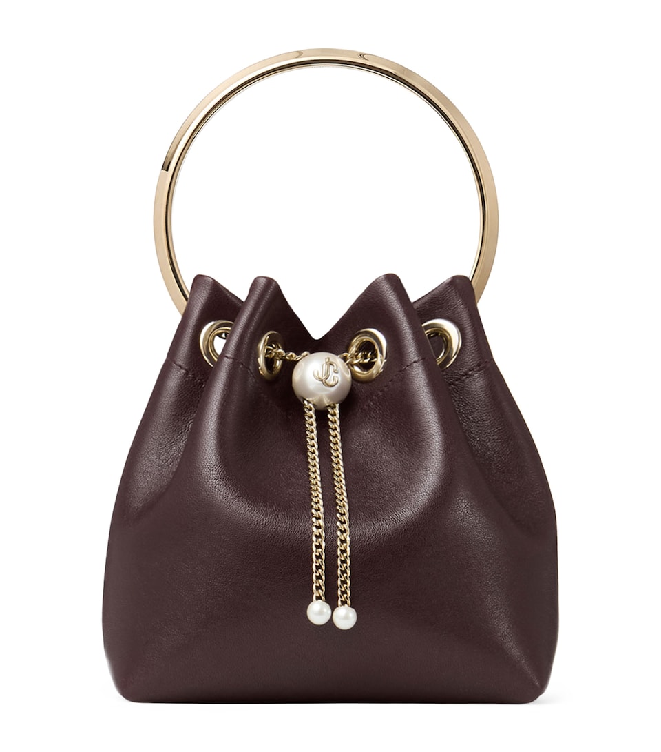 Leather Bon Bon Top-Handle Bag