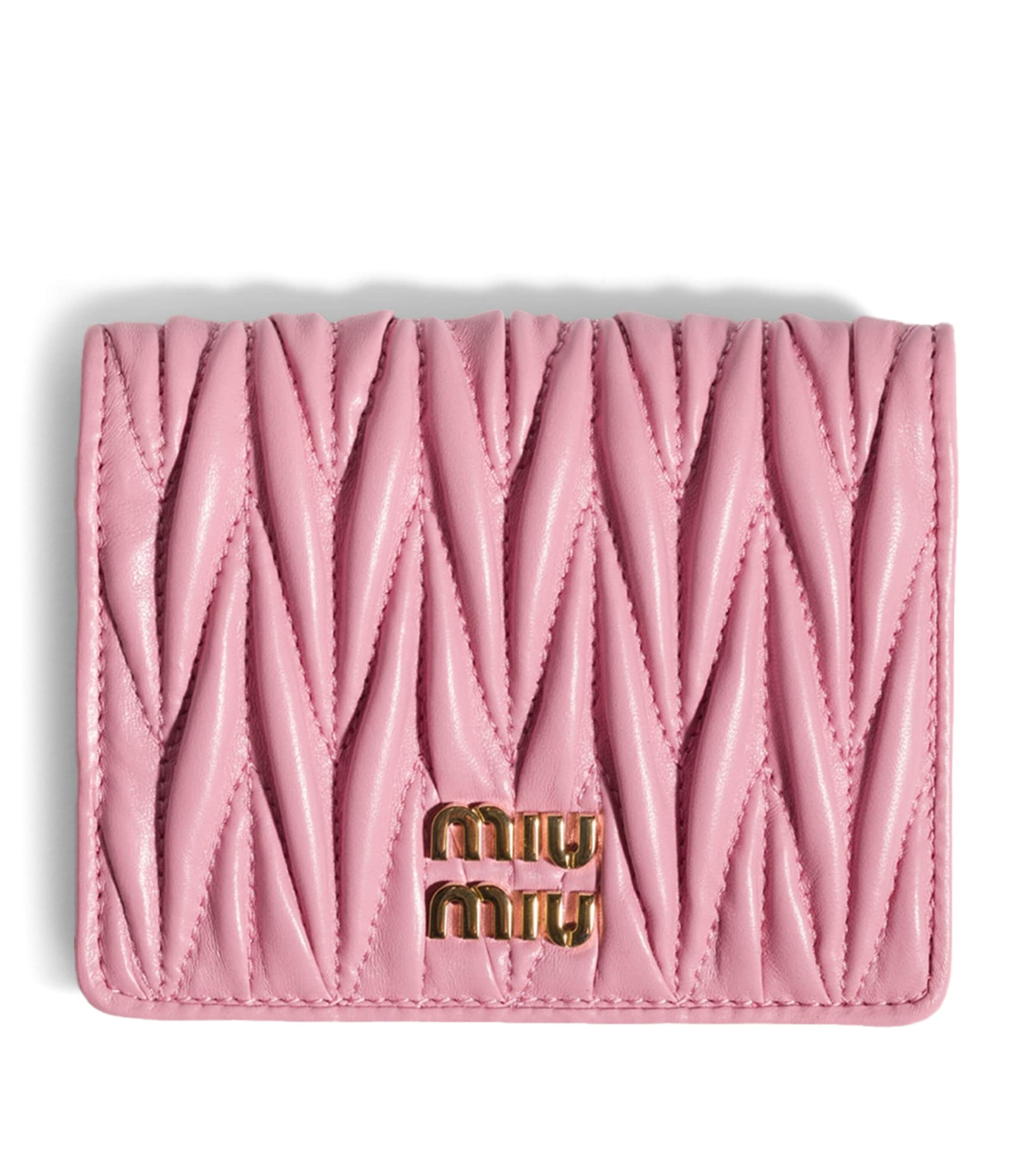 Small Matelassé Leather Wallet