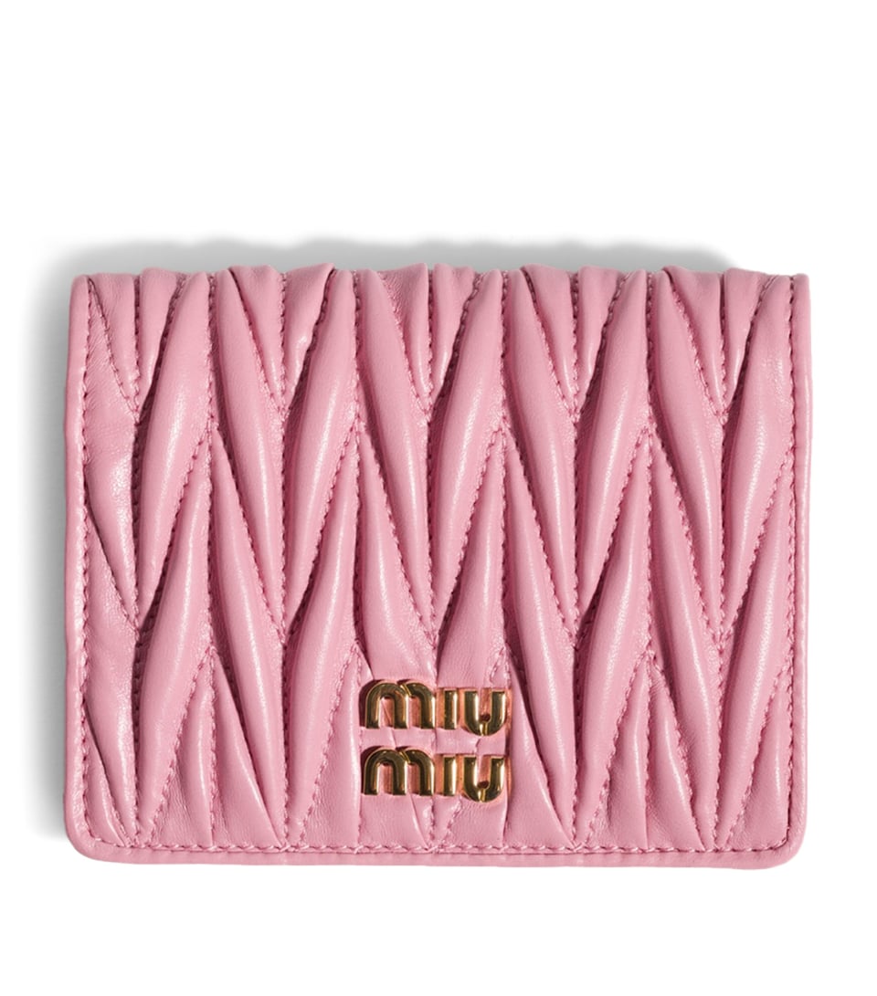 Small Matelassé Leather Wallet