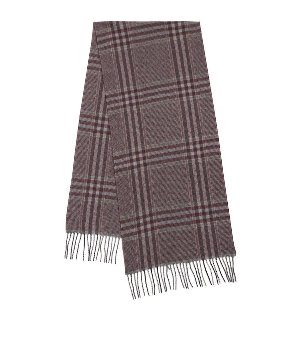 Cashmere Check Scarf