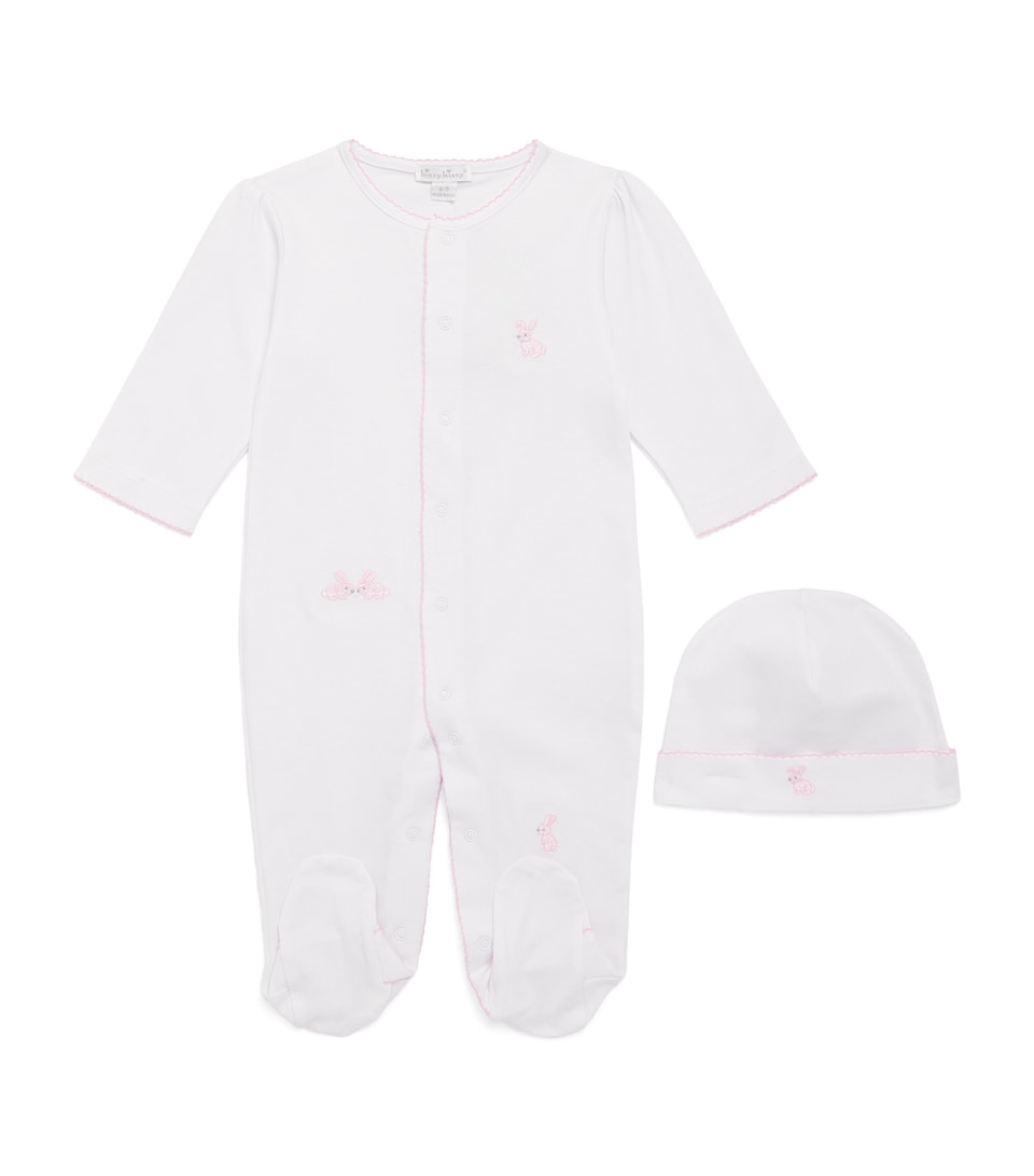 Kissy Kissy Pima Cotton All-In-One and Hat Set (0-9 Months)